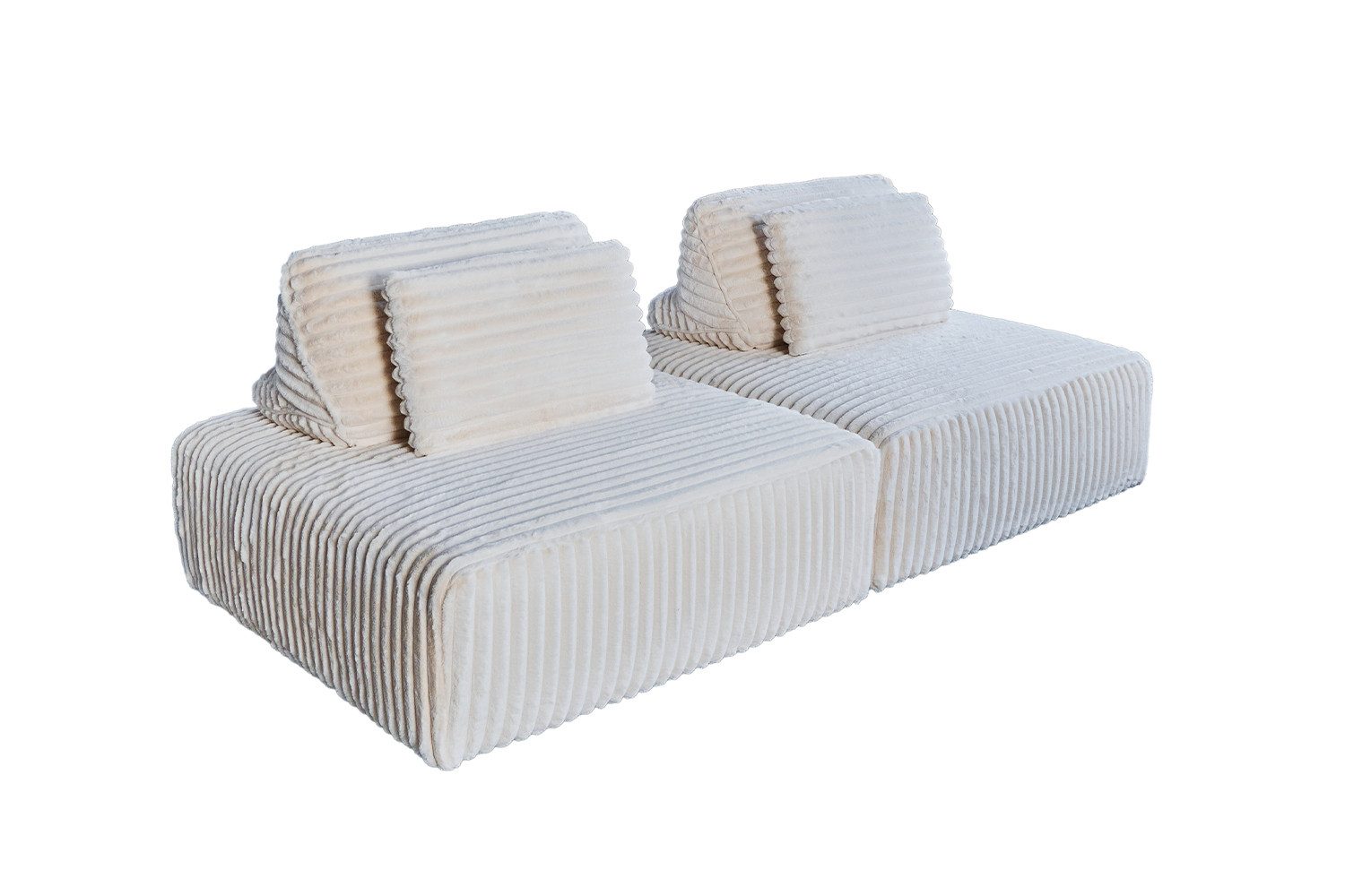 KAWOLA Sofa WIOLO SOFT, Modulsofa modulare Couch Weicher Breitcord verschie günstig online kaufen