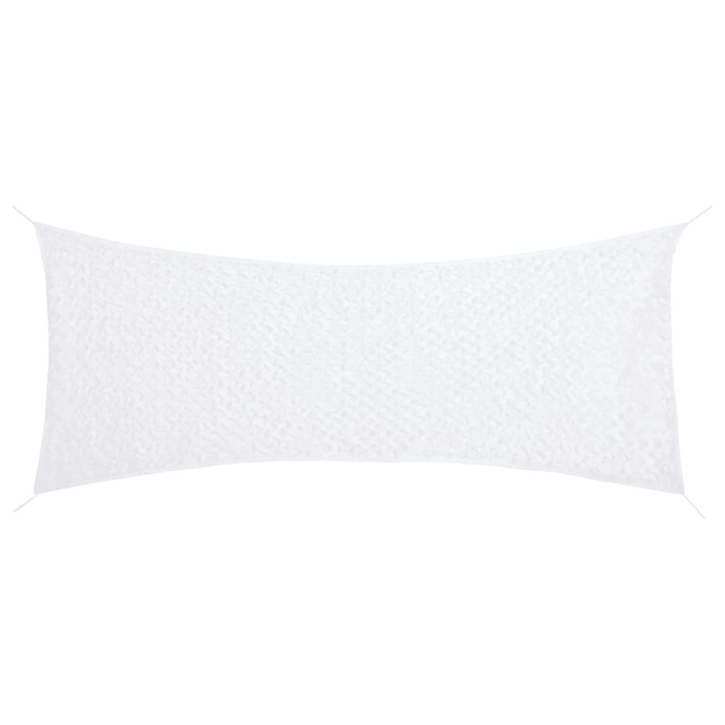 vidaXL Tennisnetz, Tarnnetz mit Aufbewahrungstasche 312x140 cm Weiß