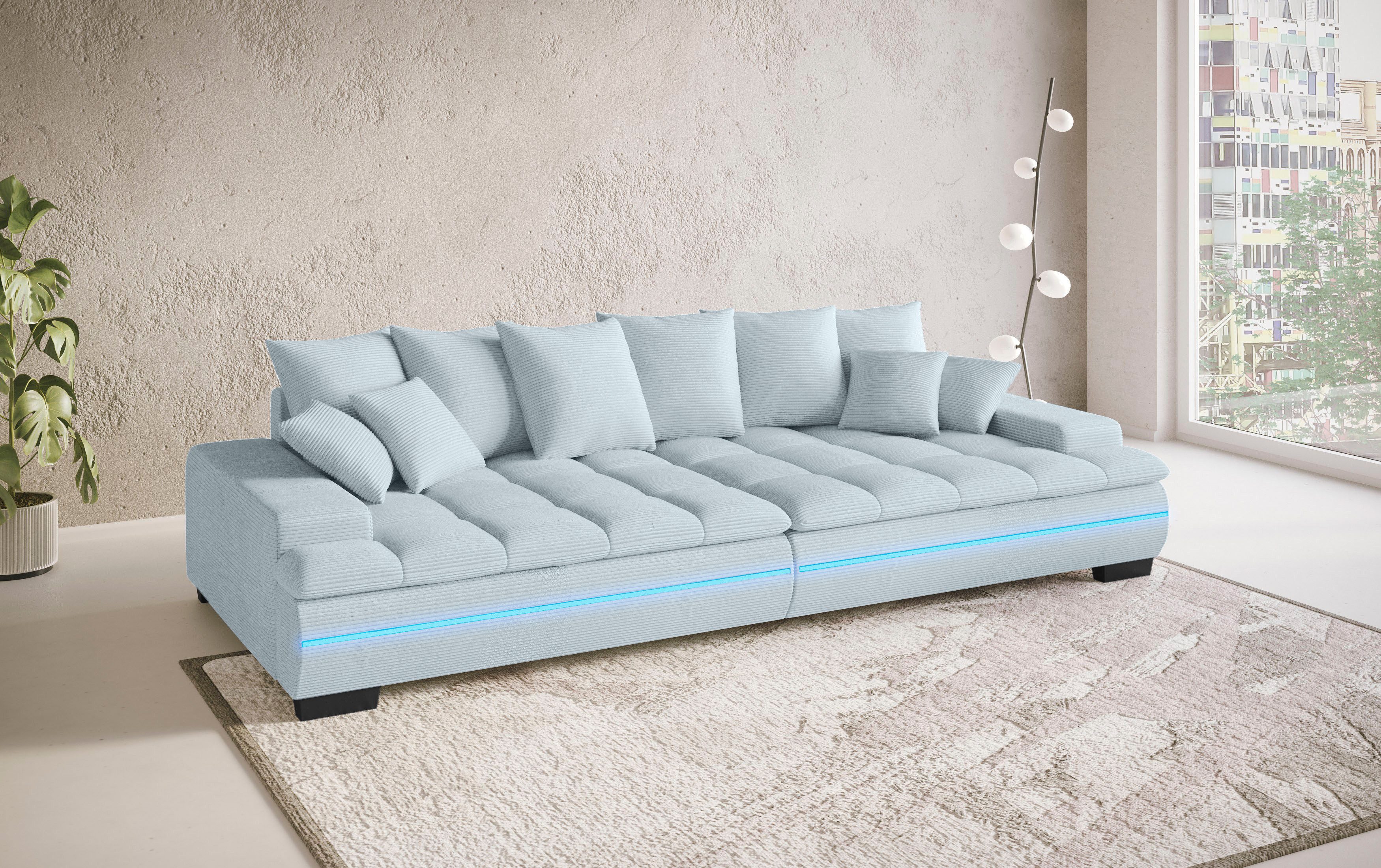 Mr. Couch Big-Sofa Haiti II, RGB-LED günstig online kaufen
