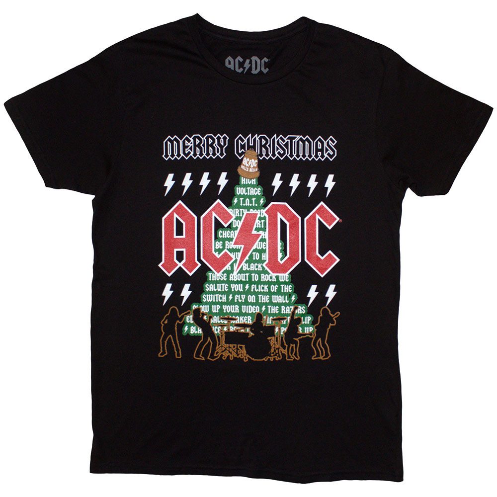 Print-Shirt AC/DC - Merry Christmas T-Shirt Grösse M-L-XL-XXL Neu