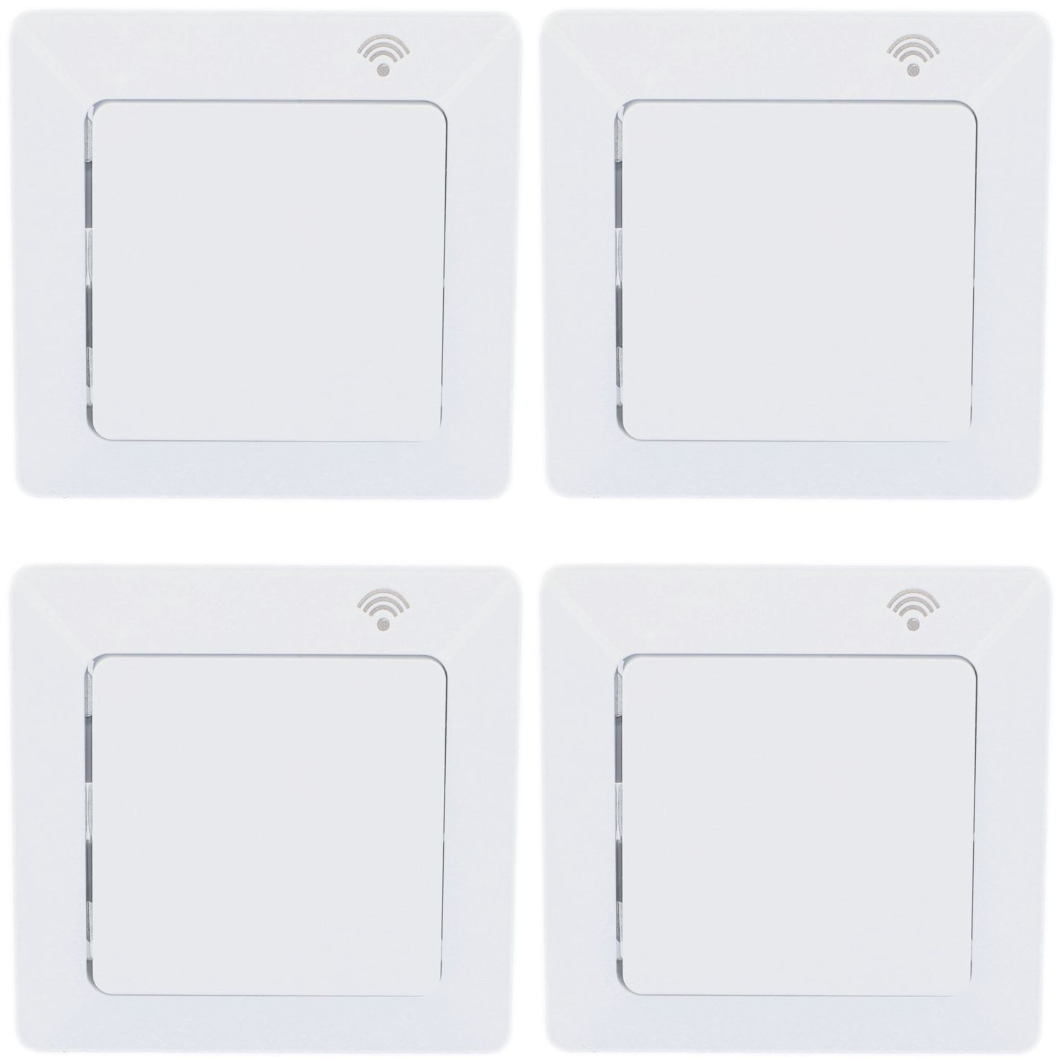 UNITEC WLAN-Steuerungsmodul 4x WLAN Smart Schalter Set mit Modul WiFi, für Innen, Set, 4x WLAN Schalter mit Modul, Lichtschalter Schaltmodul Dose für Alexa Hey  – Bild 5 von 5