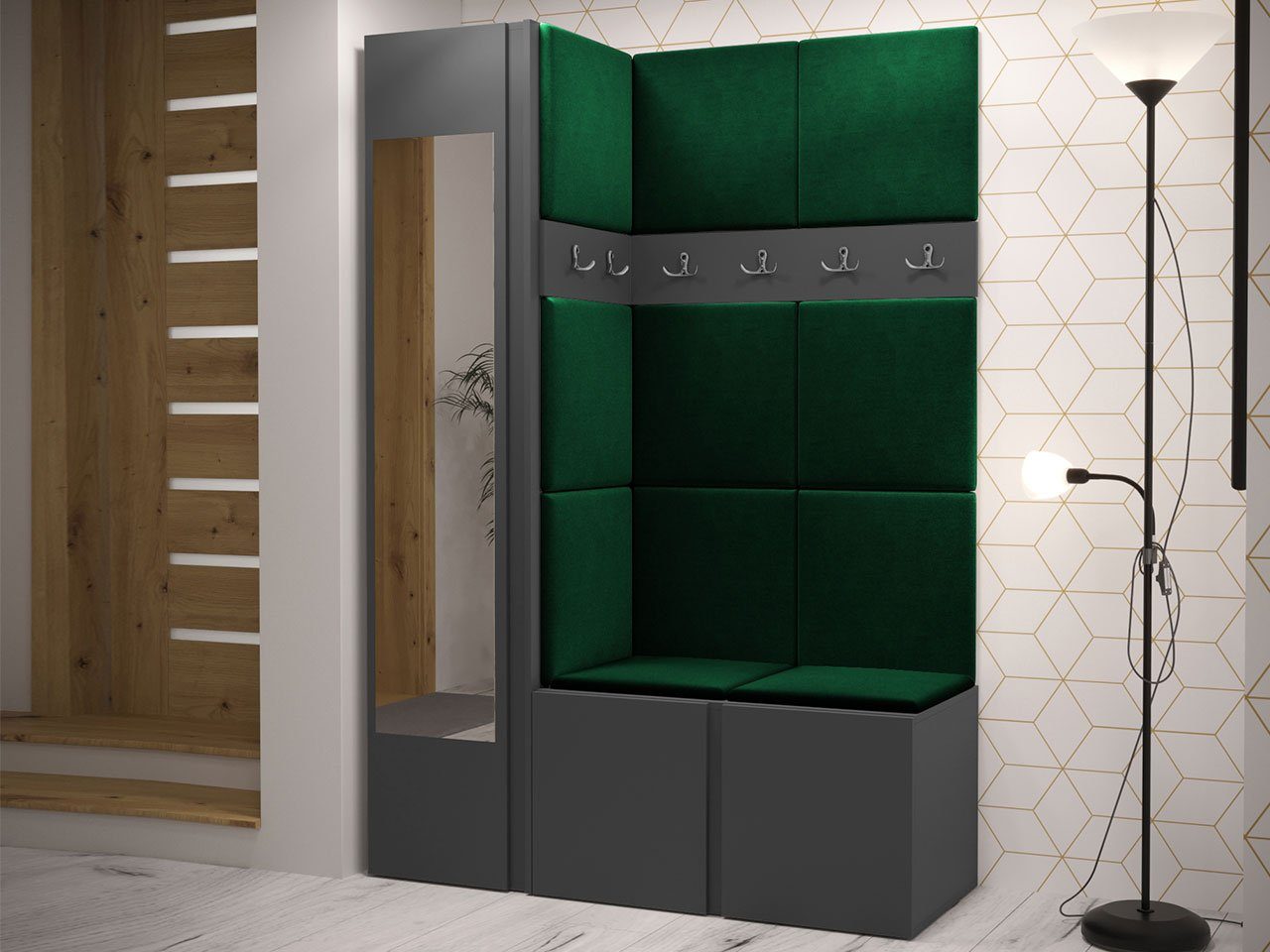 MIRJAN24 Garderoben-Set Orion X, (Komplett-Set, Schuhschrank, günstig online kaufen