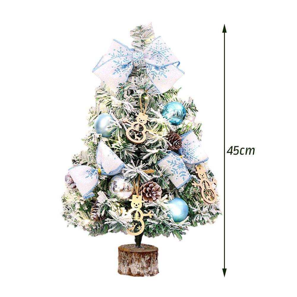 Braun/rosa/blauer Personalisierte 45 Blusmart brown Mini Weihnachtsbaumschmuck, Christbaumschmuck Cm