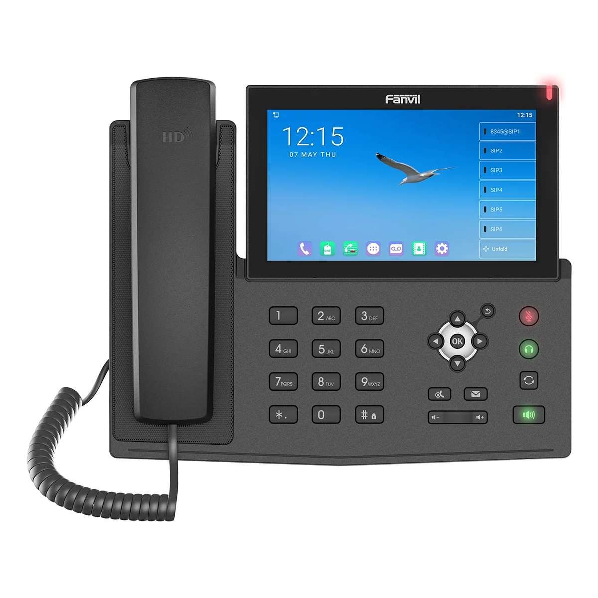Fanvil Fanvil X7A IP-Telefon Schwarz 20 Zeilen LCD WLAN Kabelgebundenes Telefon