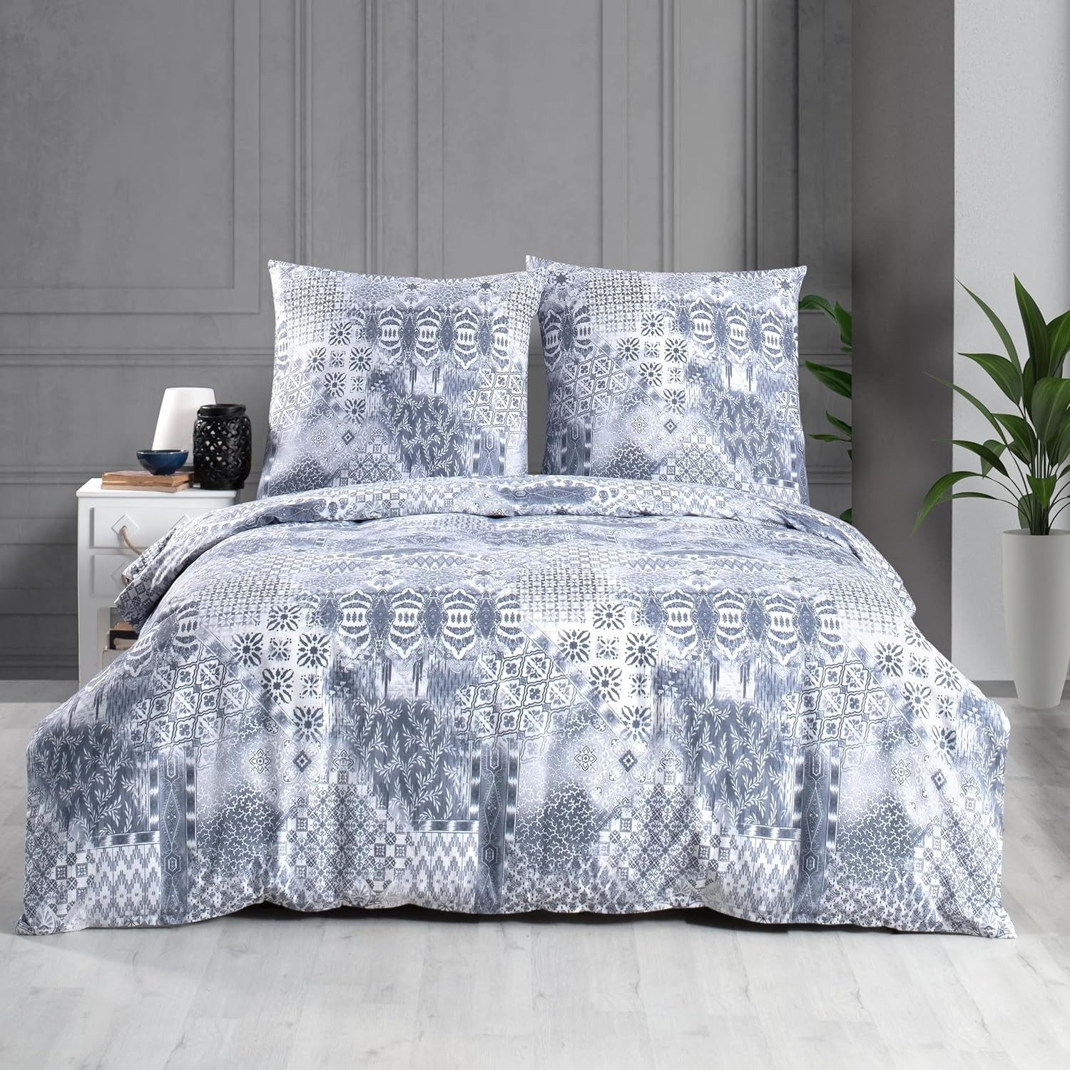yadetextil Bettwäsche Bettwäsche-Set 155x220 cm. Pava, Renforce, 2 teilig, Bettwäsche-Set, 155x220 cm, Pava