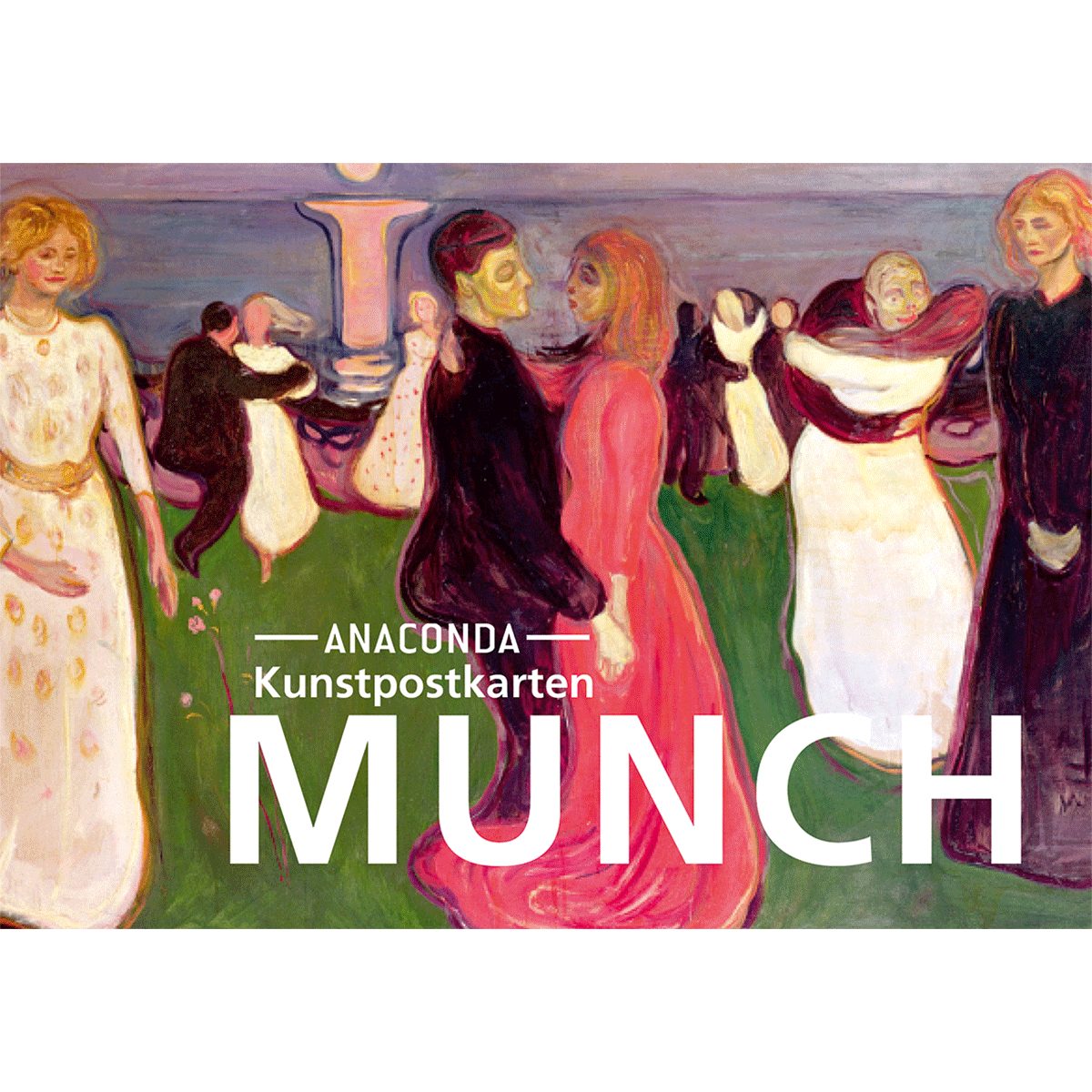 Anaconda Verlag Postkarte Postkarten-Set Edvard Munch: 18 Kunstpostkarten aus hochwertigem Ka
