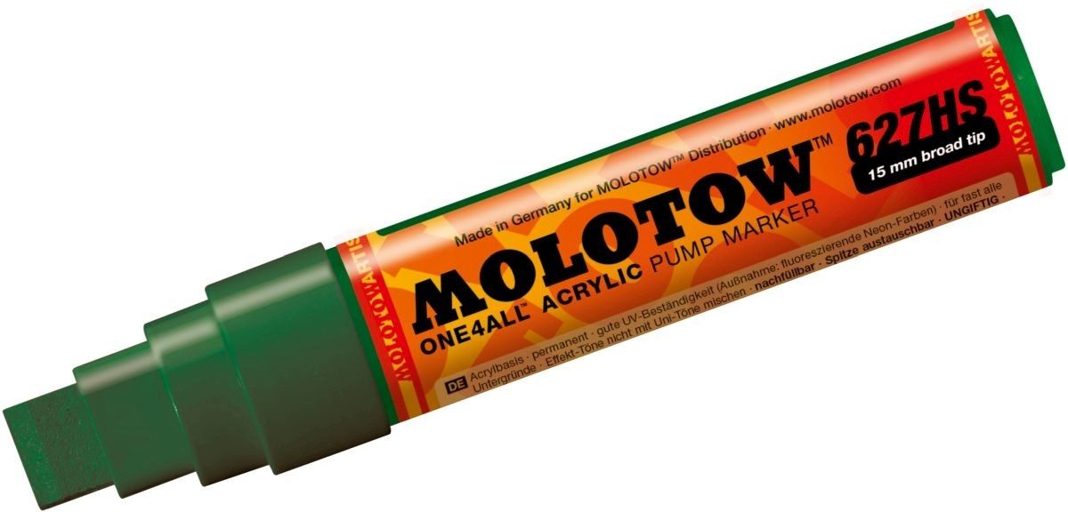 MOLOTOW Permanentmarker Permanentmarker One4All 627 HS nachfüllbar 15mm mister green