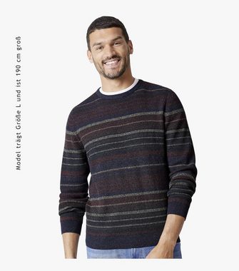 CASAMODA Strickpullover 423951000 Modischer Streifen Normale Passform Rundhalsausschnitt