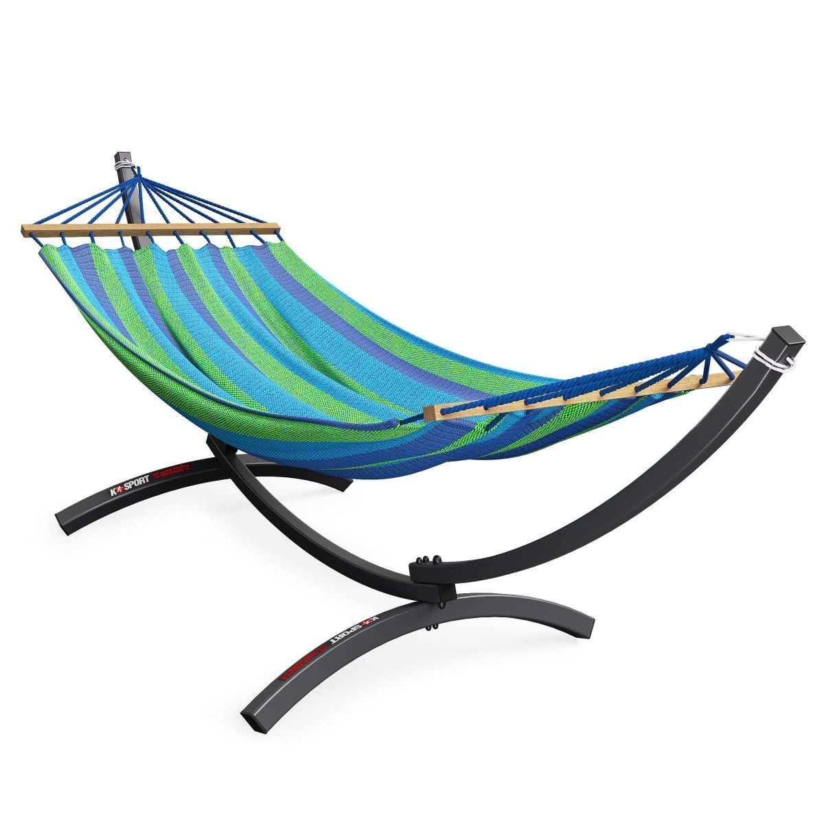 K-SPORT Hängematte Großes Outdoor-Hängemattenbett bis 150 kg belastbar (Gar günstig online kaufen