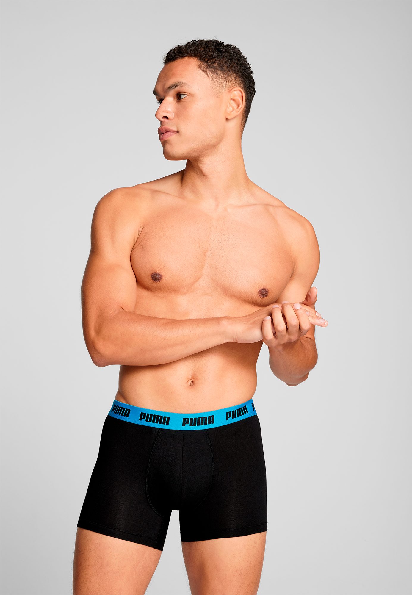 PUMA Boxershorts PUMA MEN EVERYDAY BOXERS 3P (3er Pack) mit Komfortbund