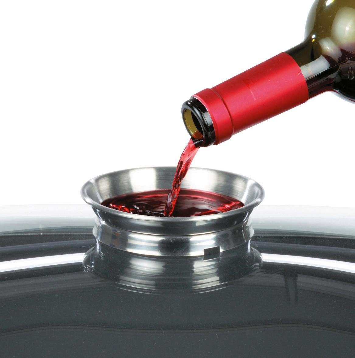 GSW Bräter, Edelstahl 18/8 (Set, 3-tlg., 1 Bräter, 2 Deckel), Induktion