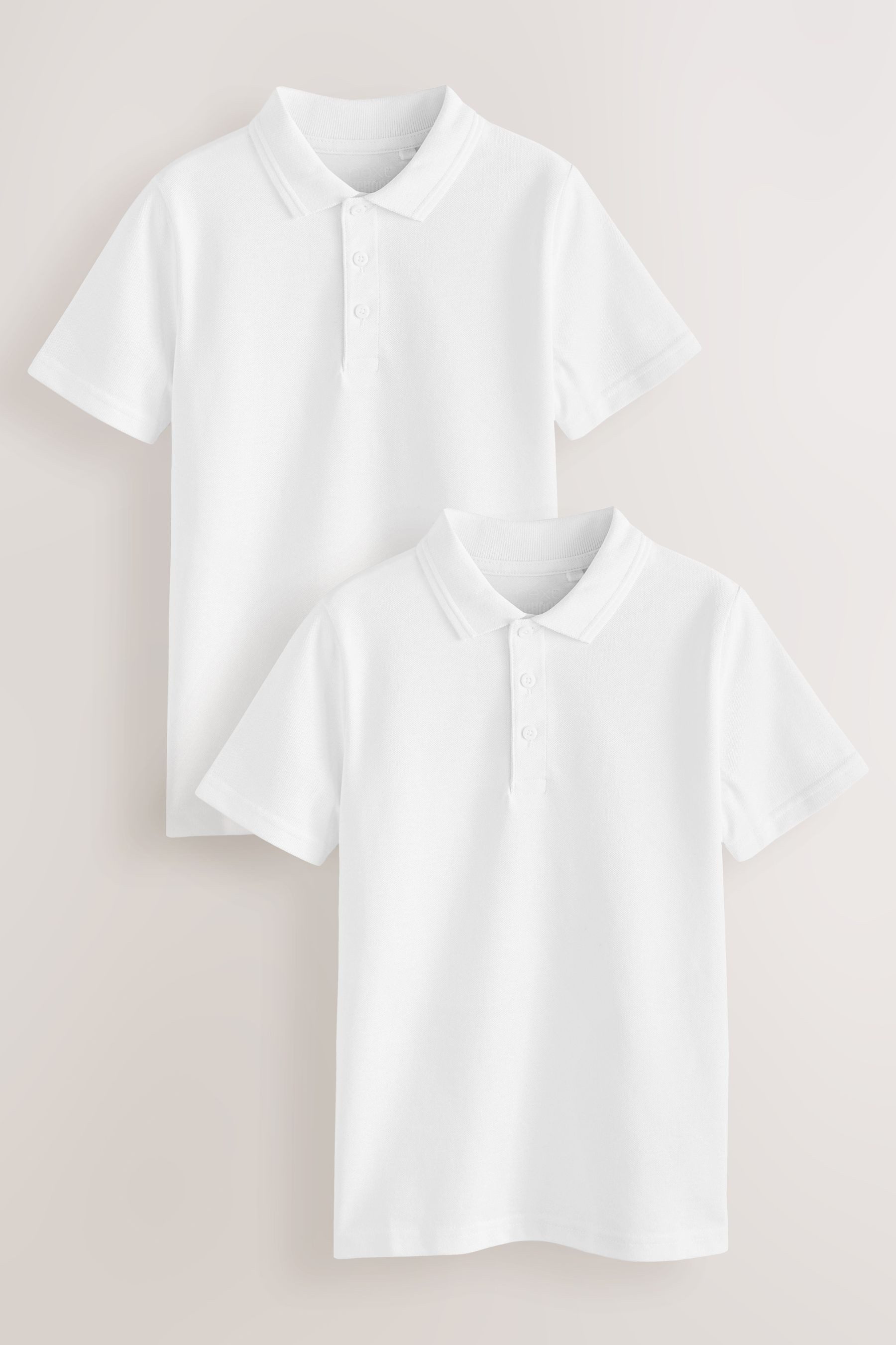 Next Poloshirt Schul-Poloshirts aus Baumwolle im 2er-Pack (2-tlg) – Bild 5 von 5