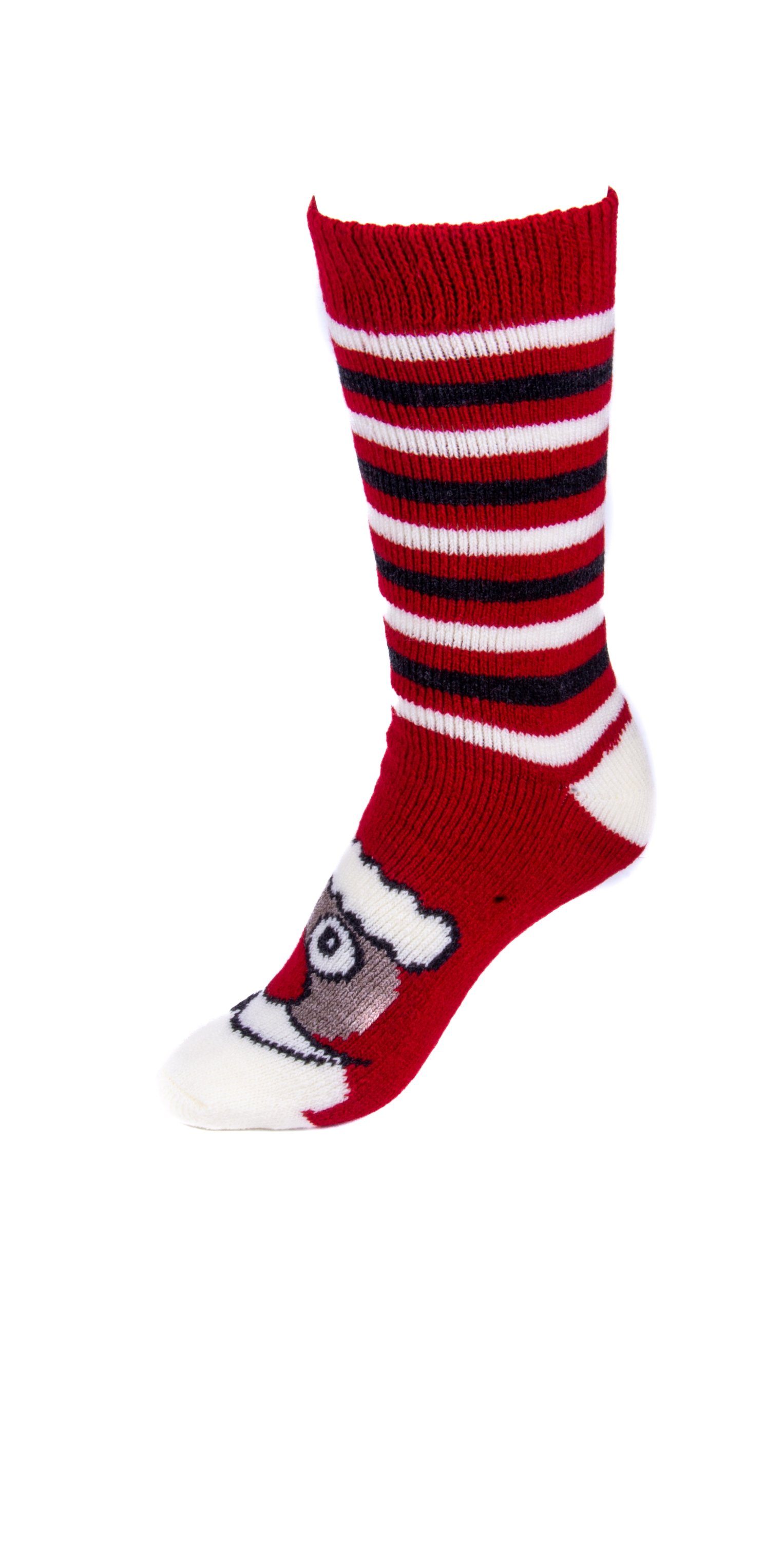 mit 3er Socken Merci Weihnachtsmann-Motiv Pack
