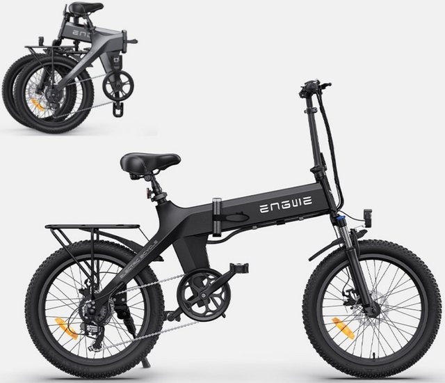 REDOM E-Bike E-Fahrrad Elektrofahrrad Elektro Fahrrad E Bike EBike 20 Zoll klappbar, 7 Gang, Kettenschaltung, Heckmotor, (ohne Straßenzulassung, Mountainbike, E-Mountainbike, mit 7-Gang-Kettenschaltung, 250W, 36V 15,6Ah, Hinterradmotor), 25 km/h Reichweite bis zu 60 km Fahrrad mit Batterie vorne Federgabel