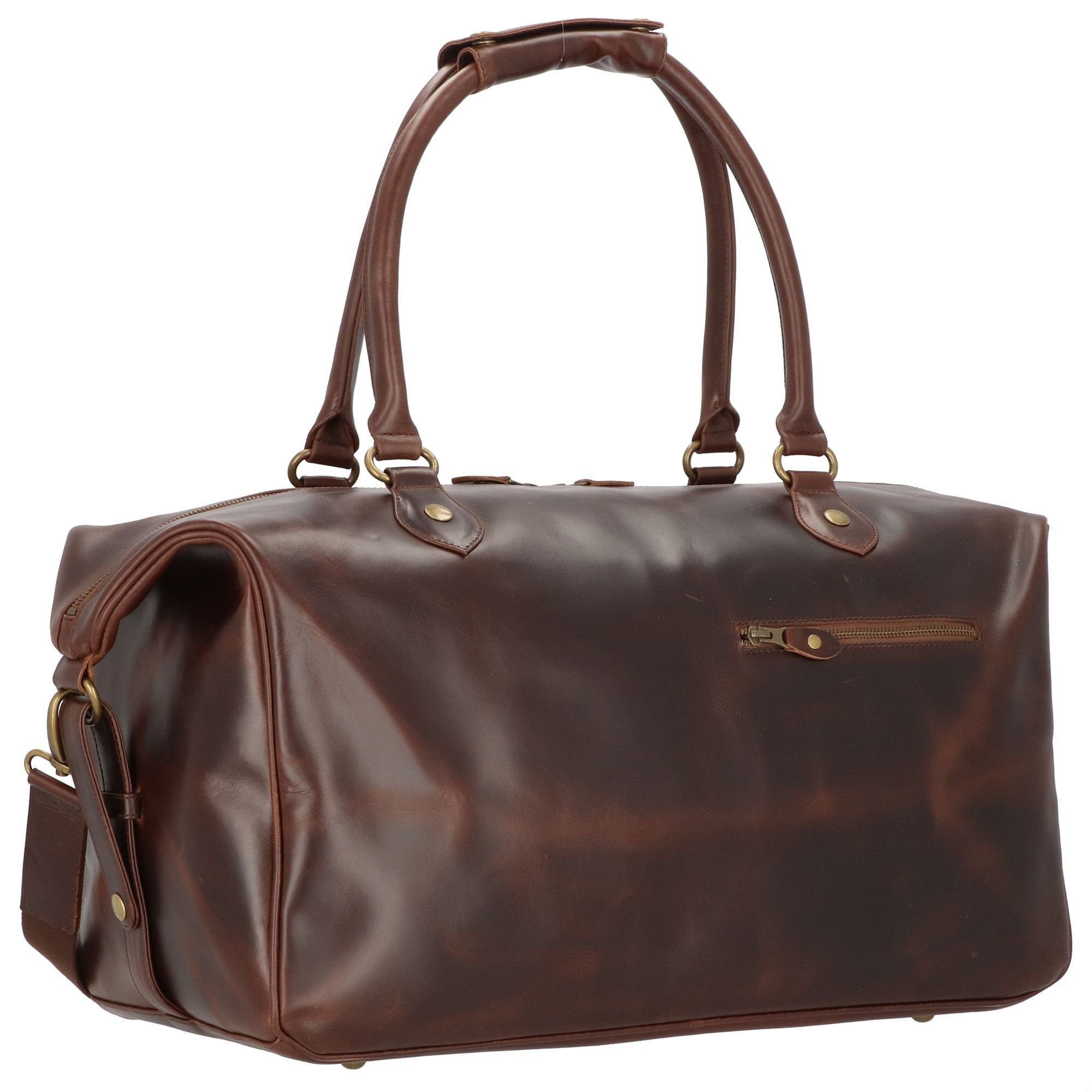 Buckle & Seam Reisetasche Linwood, Leder