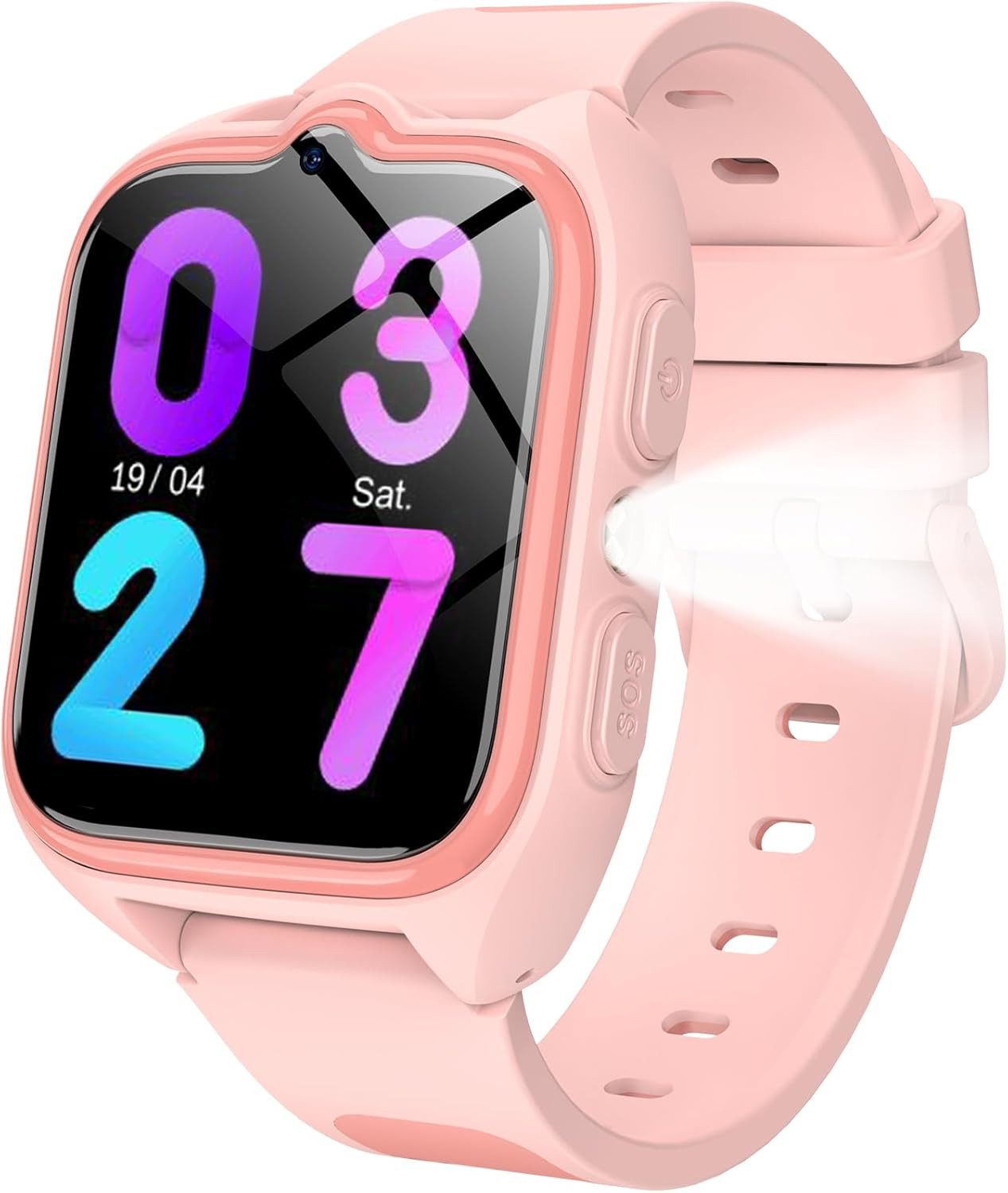 IOWODO Z30-4G Smartwatch (2,5 cm, sim-karte), Kinder Smartwatch mit 4G Telefonie Ortung