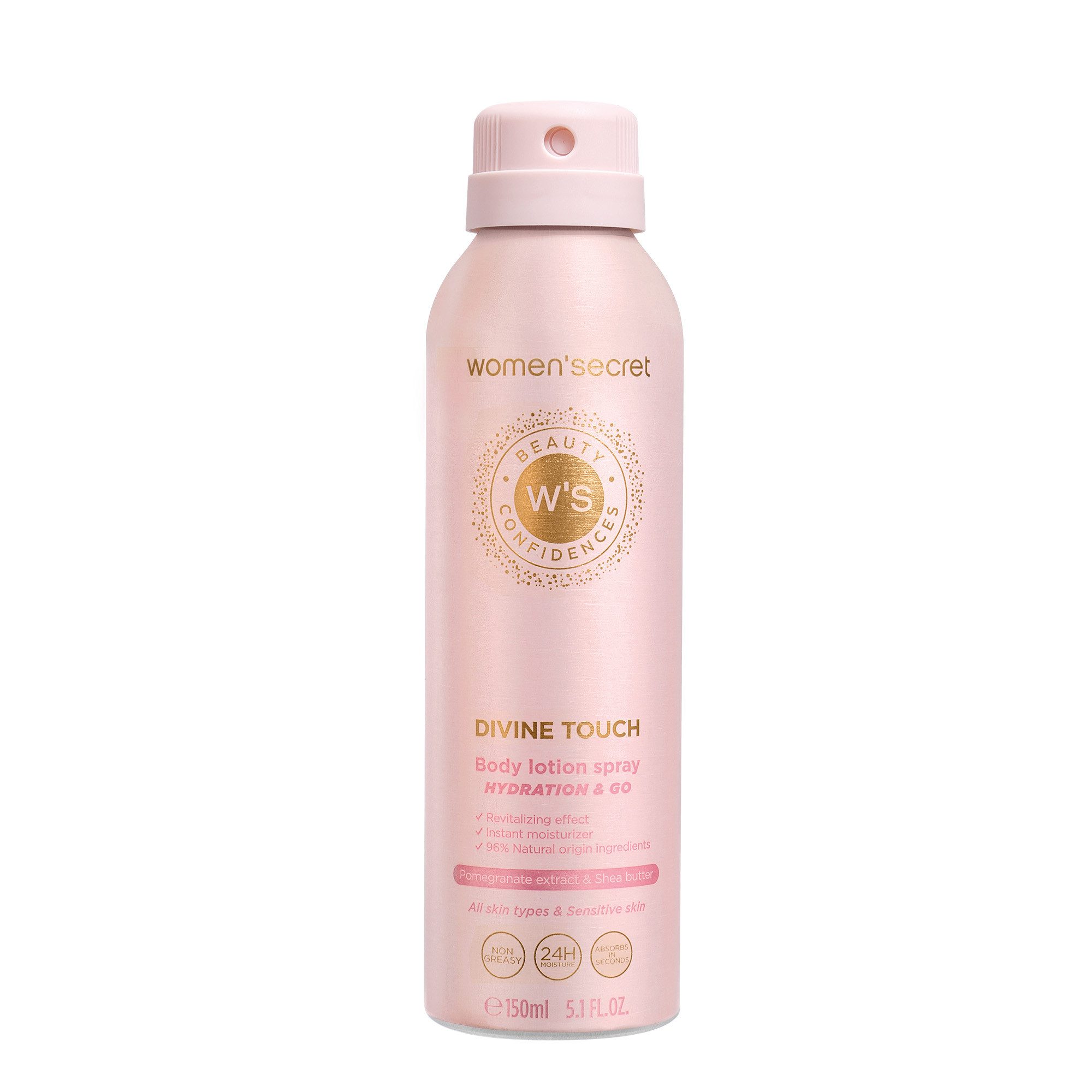 women'secret Körperlotion Divine Touch Body Lotion Spray, Körperlotion Spray