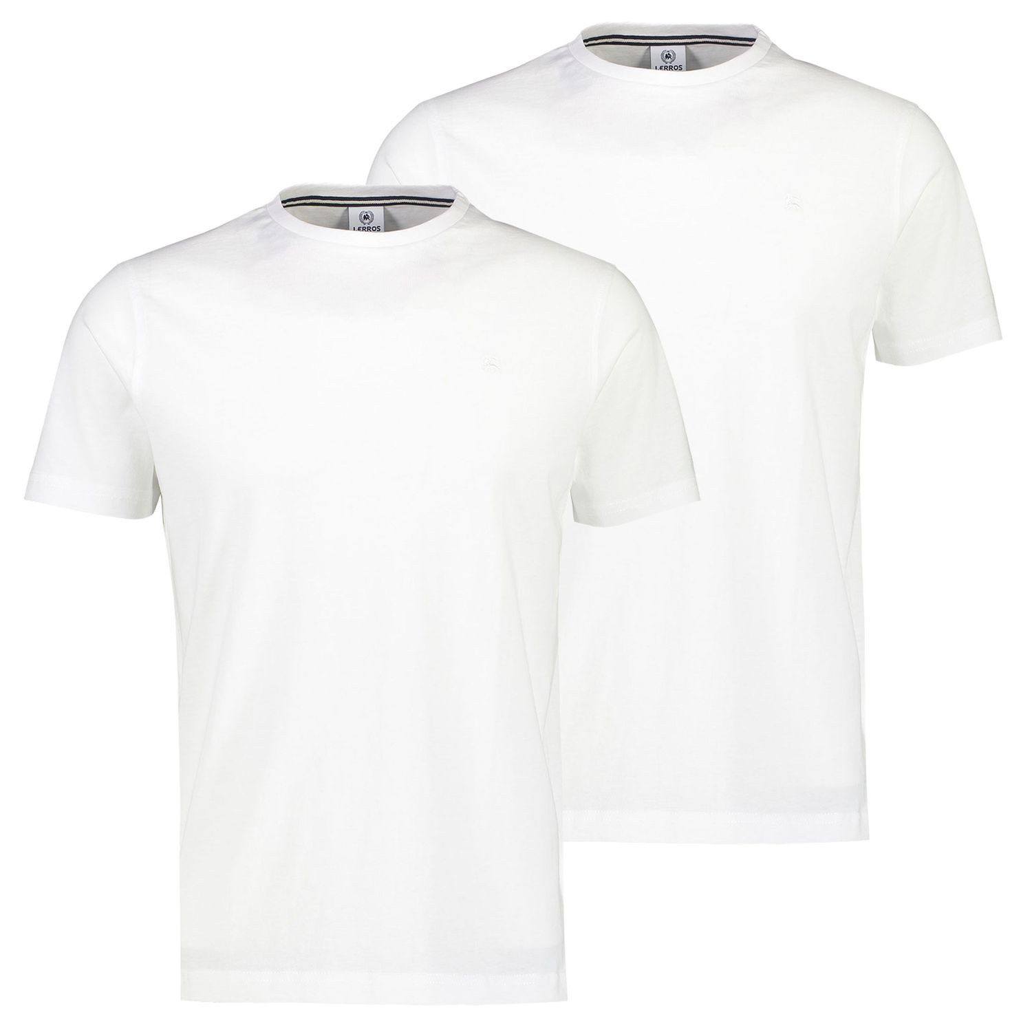 LERROS T-Shirt Basic in hochwertiger Qualität mit Logo Stickerei günstig online kaufen