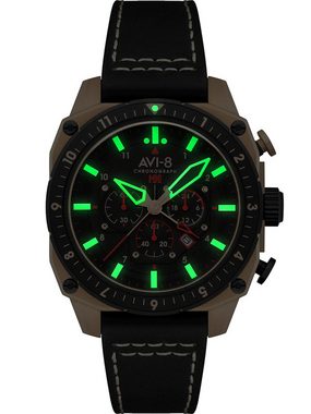 AVI-8 Chronograph AVI-8 AV-4100-06 Herrenuhr Hawker Hunter Dual Time