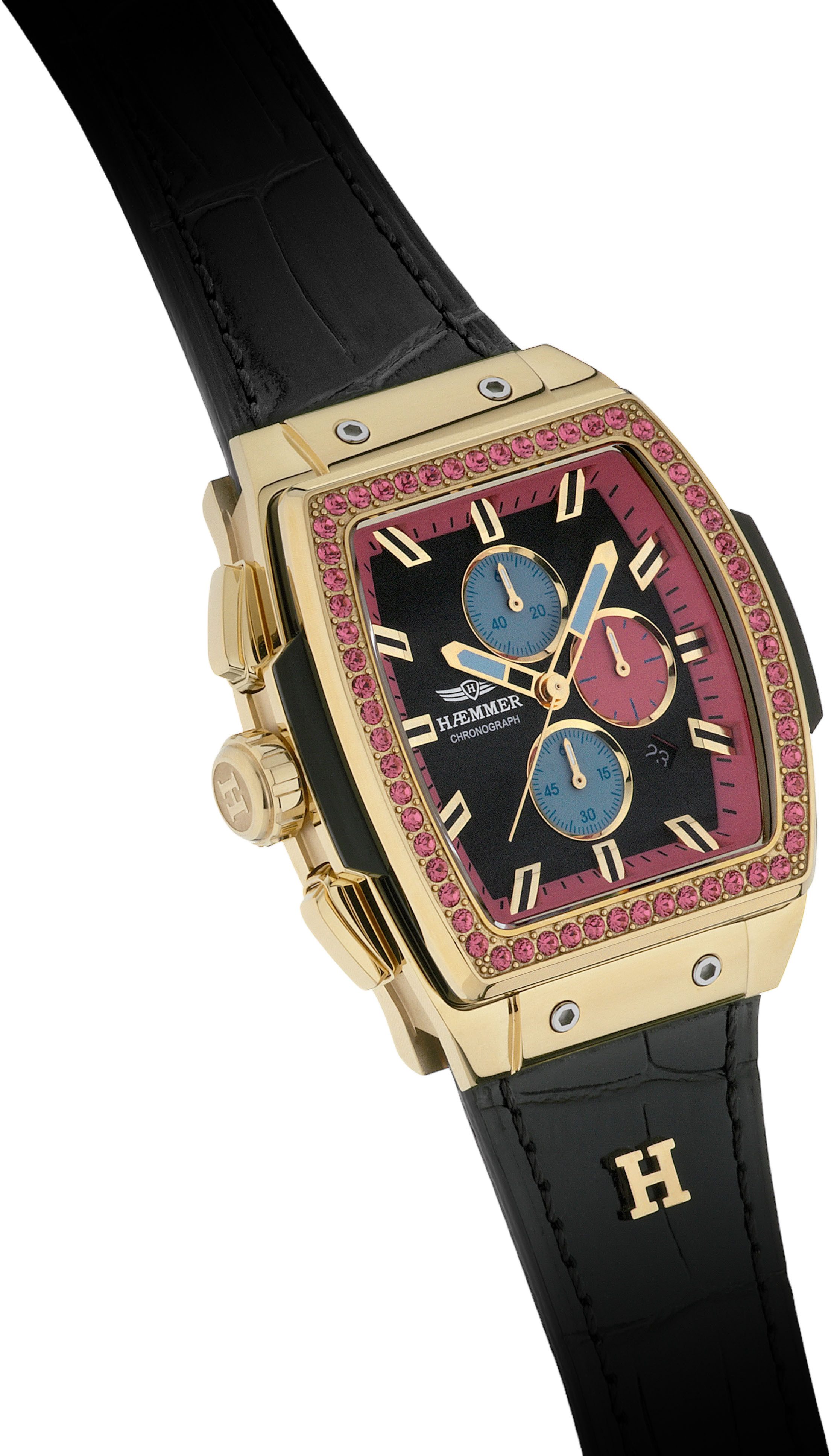 HAEMMER GERMANY Chronograph TONNEAU MILOU, T-001, Quarzuhr, Armbanduhr, Dam günstig online kaufen