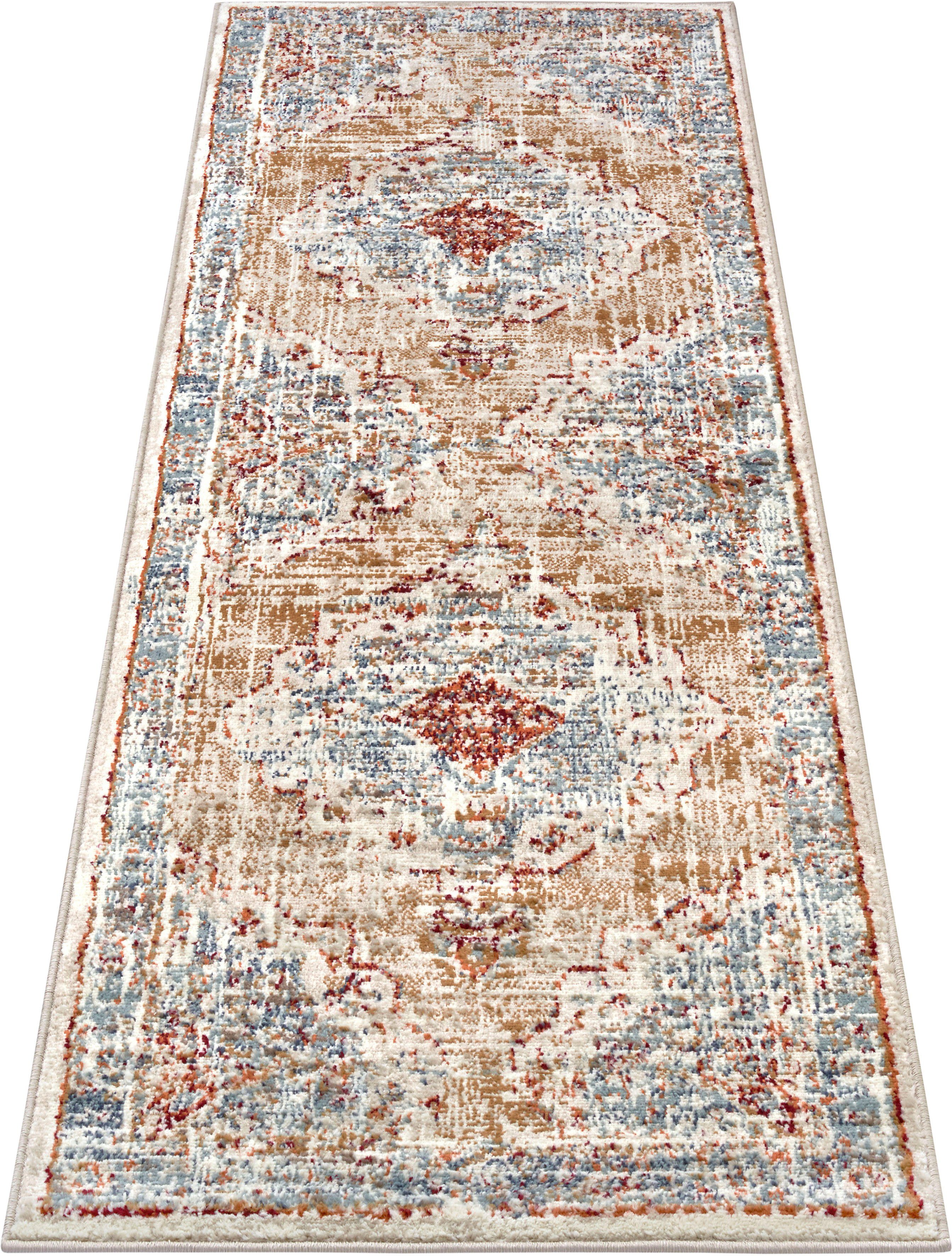 Läufer Orient Teppich Strozzi, HANSE Home, rechteckig, Höhe: 8 mm, Orientalisch, Orient, Kurzflor, Wohnzimmer, Schlafzimmer, Esszimmer