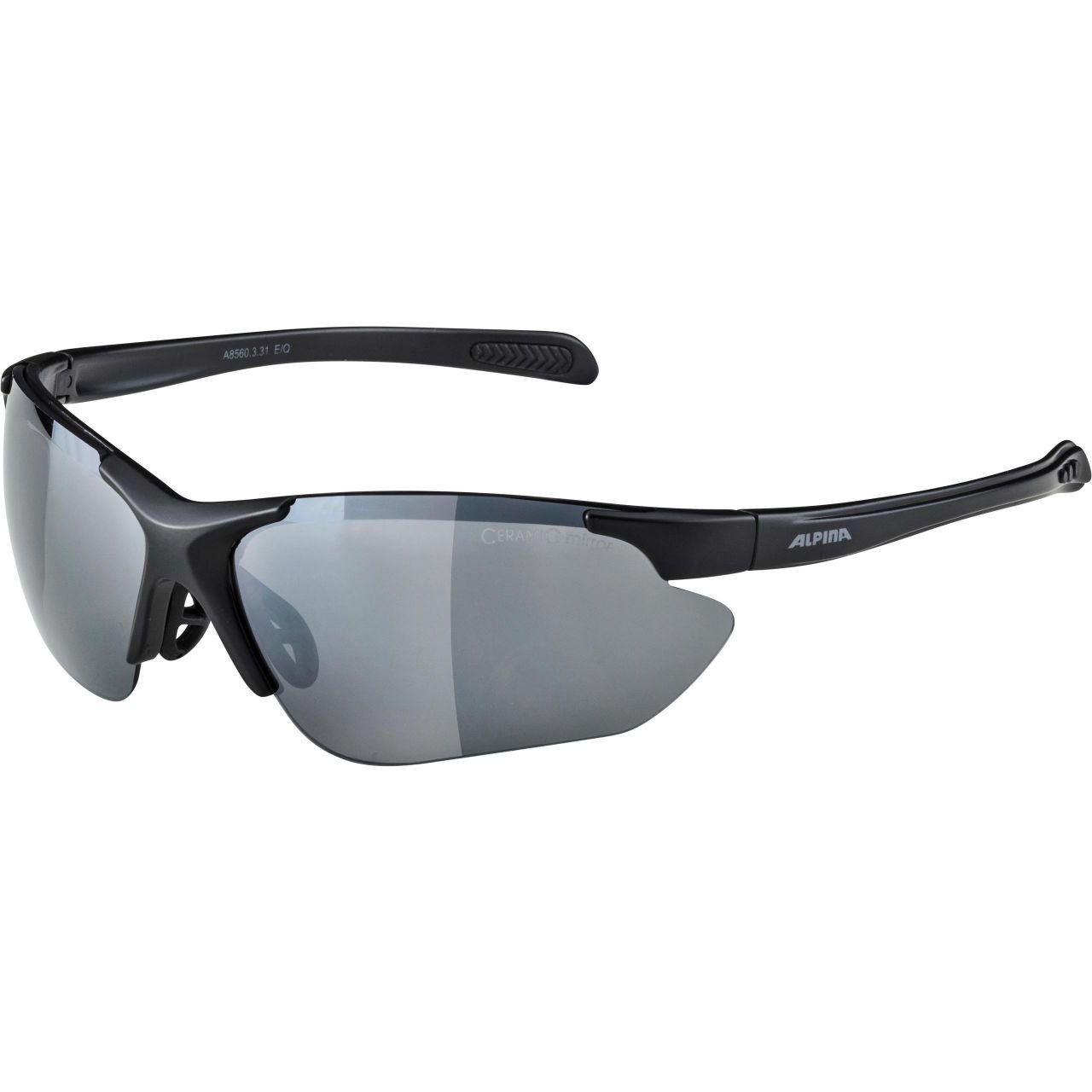 Alpina Sonnenbrille Alpina Sportbrille JALIX black-black