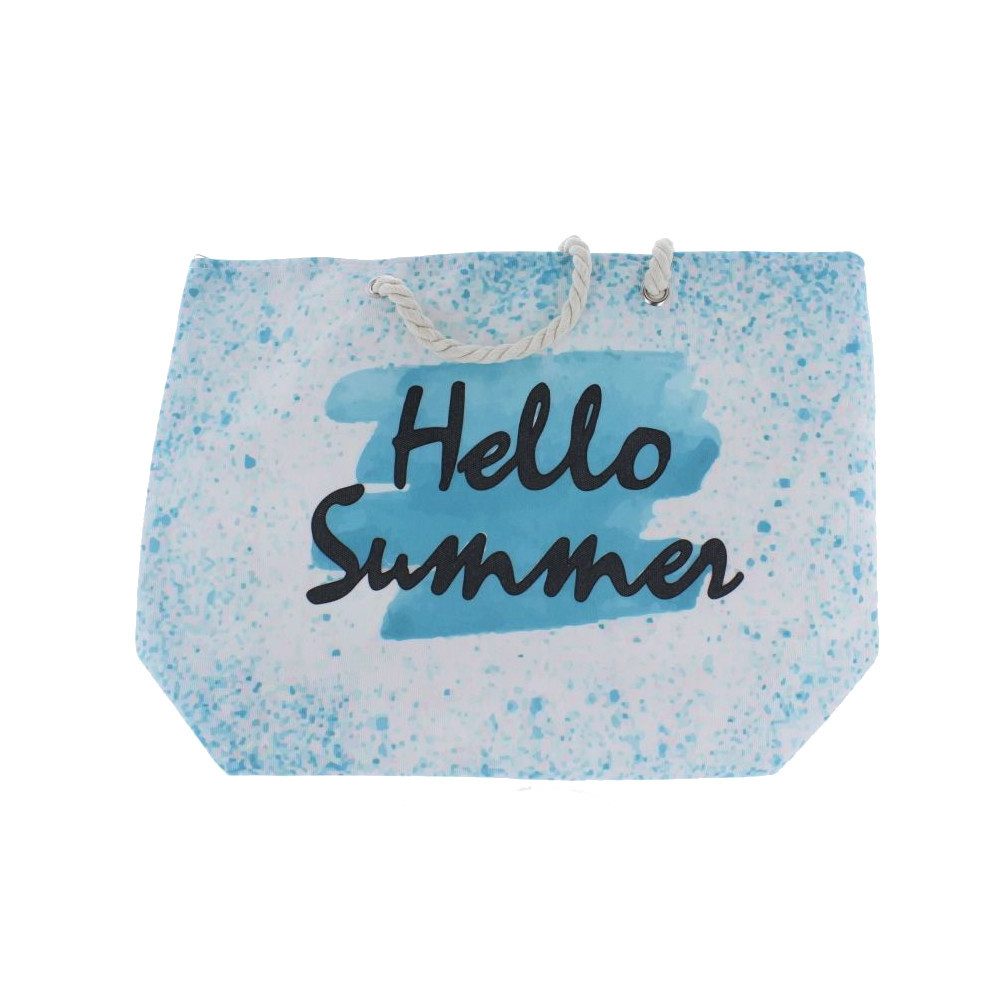 MICA Strandtasche Strandtasche - Hello Summer - ca. 38 x 14 x 37 cm