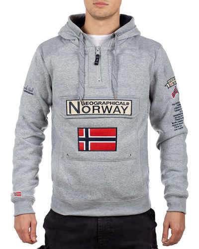 Geographical Norway Kapuzenpullover Herren Hoodie bagymclass (1-tlg) mit Bauchtasche