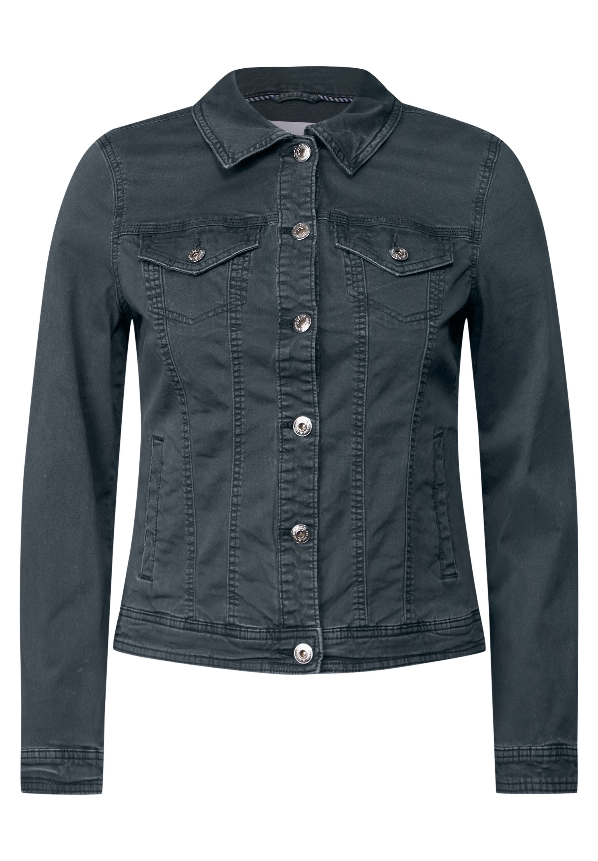 CECIL Jeansjacke aus Baumwolle mit Stretchanteil