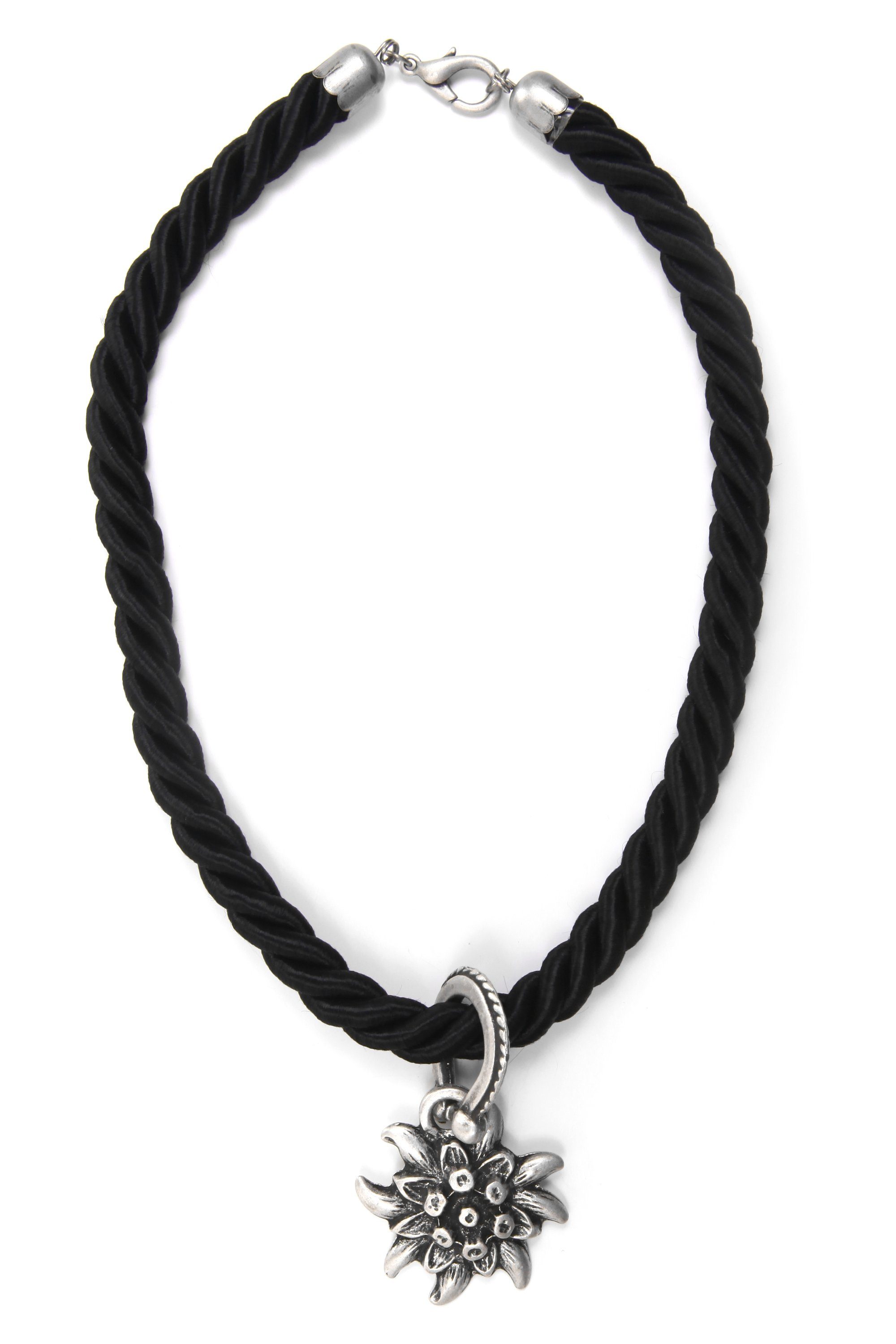 Allgäu Rebell Collier Marlene, mit Edelweißanhänger