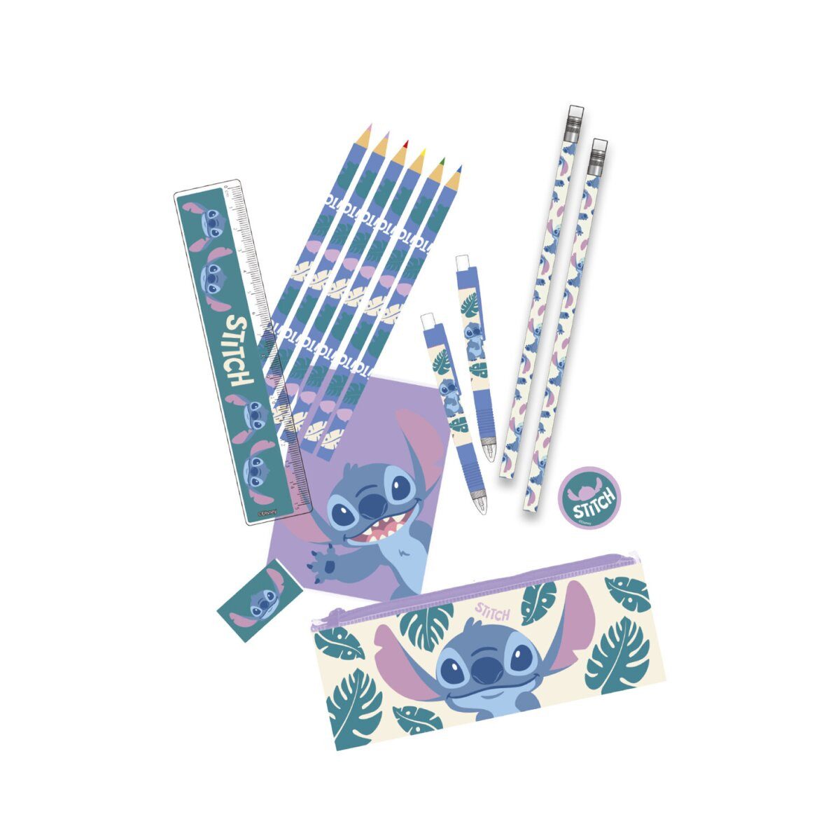 Lilo & Stitch Kreativset Disney Stitch Schreibwarenset 15-teilig Federmäppchen