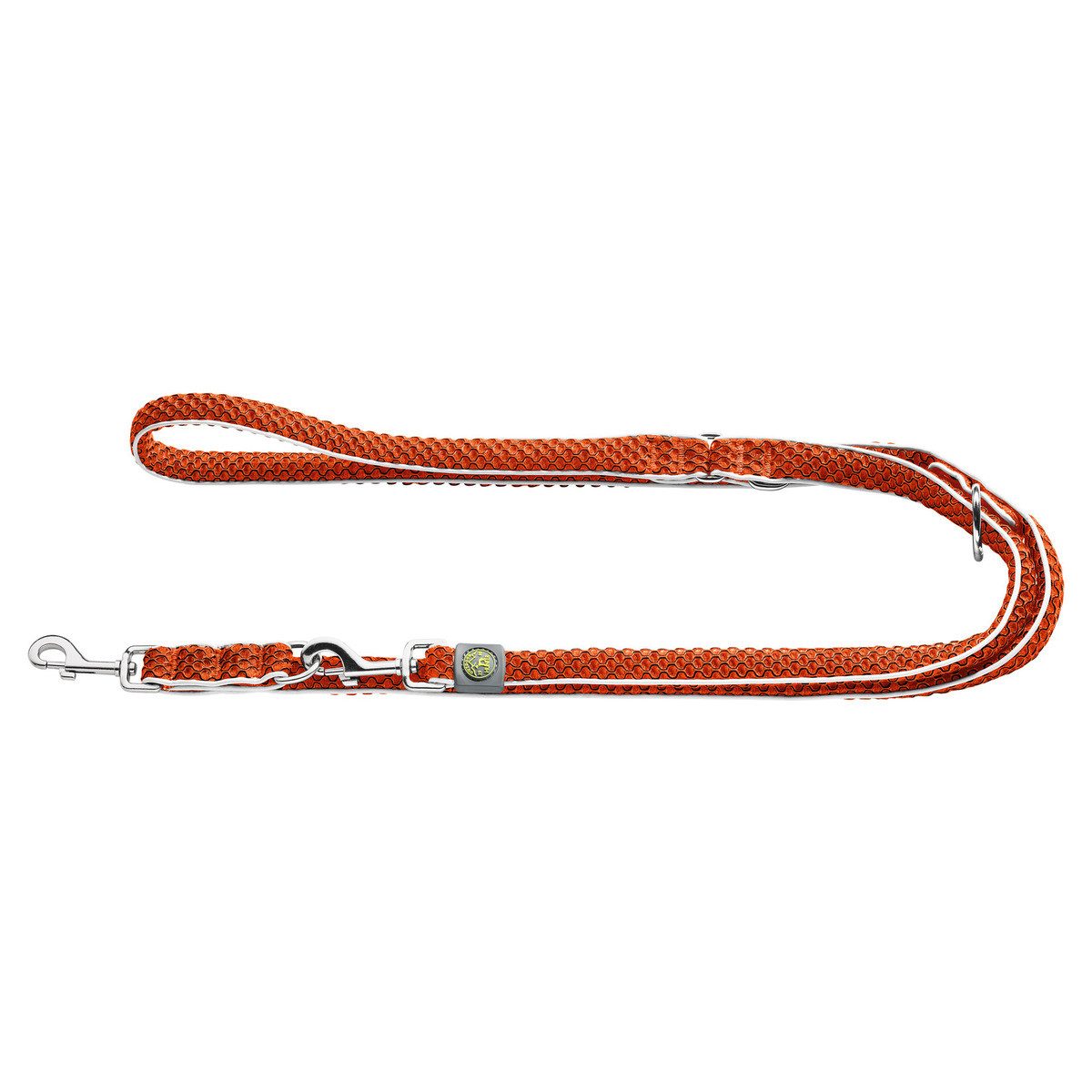 Hunter Tierbedarf Hundeleine Verstellbare Führleine Hilo orange