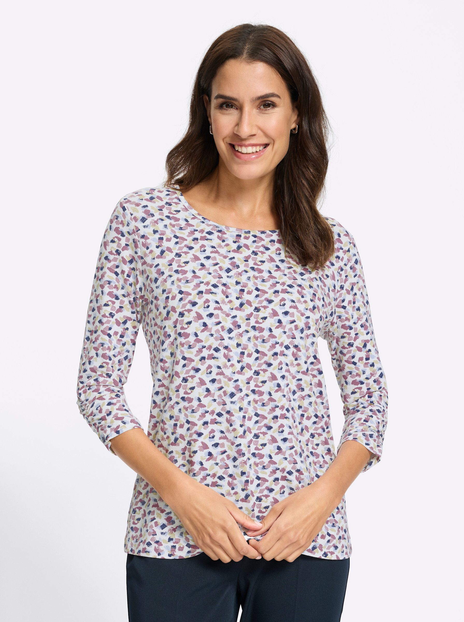 T-Shirt Print-Shirt 3/4-Arm