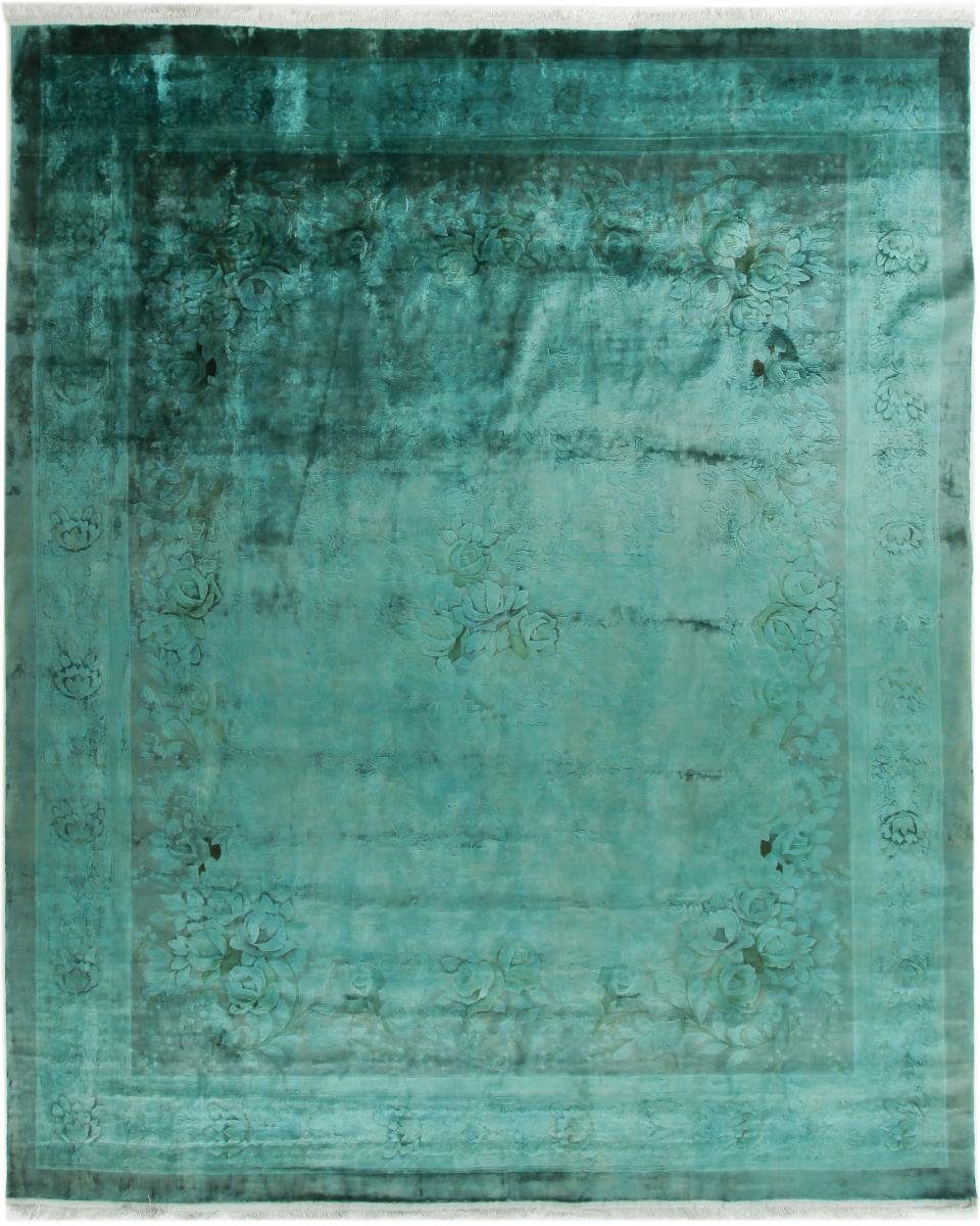 Seidenteppich China Seide Colored 244x303 Handgeknüpfter Moderner Orientteppich, Nain Trading, rechteckig, Höhe: 8 mm