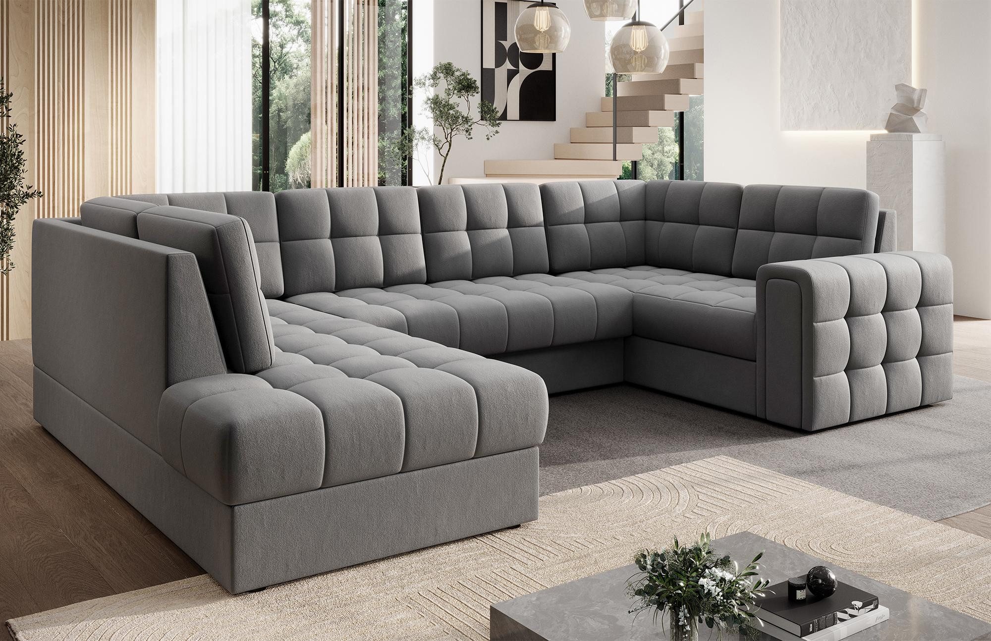 MF Design Wohnlandschaft Blerta, mit Bettfunktion