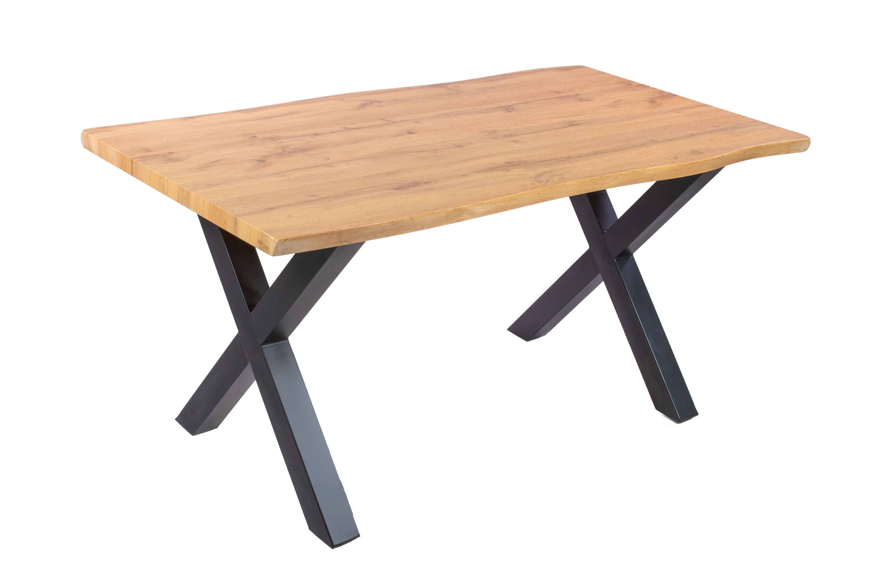 Loreno® Esstisch Josy, Wildeiche Holz-Optik, Baumkante, günstig online kaufen