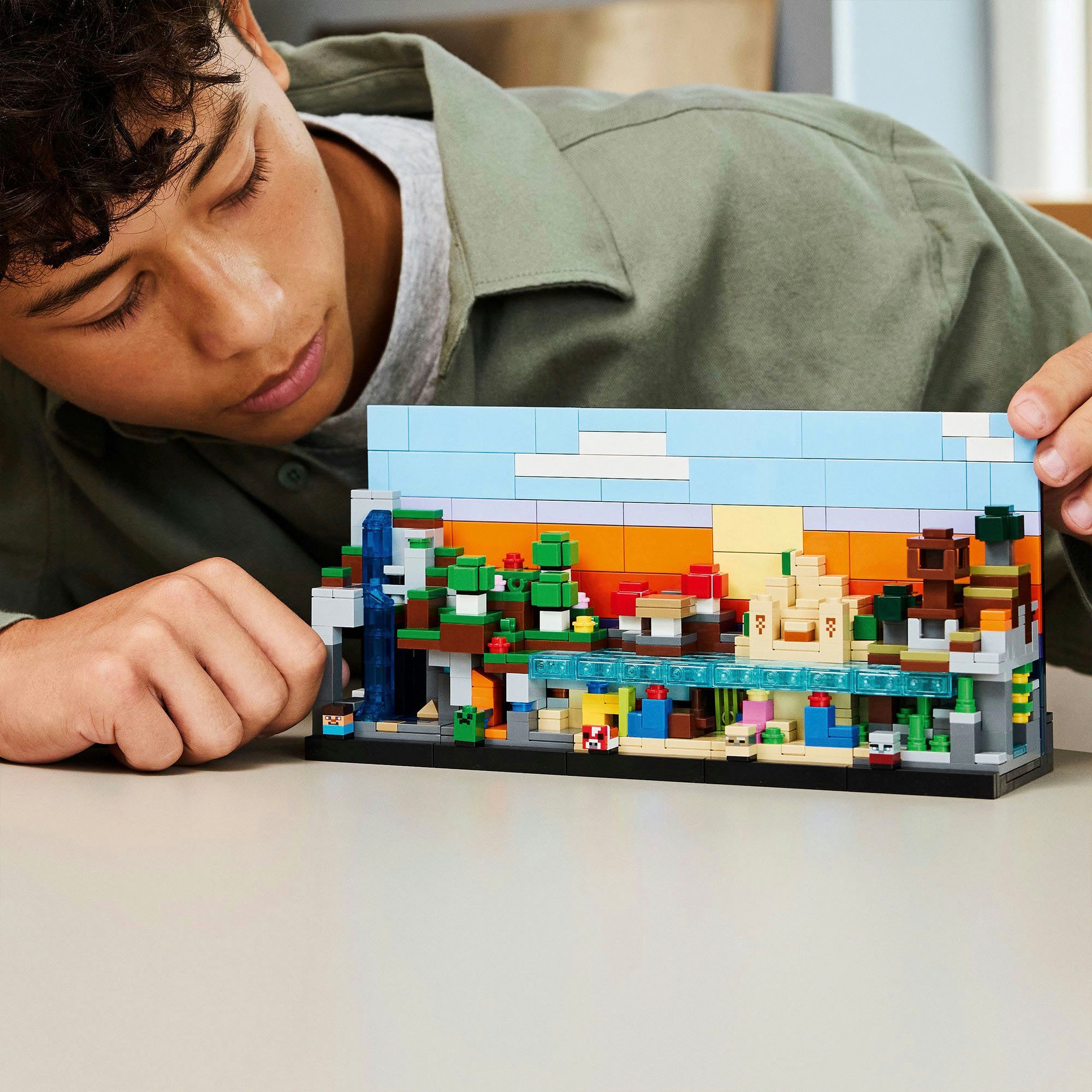 LEGO® Mini-Biome (21589), LEGO Minecraft Konstruktionsspielsteine, (797 St), Made in Europe