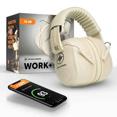 Schallwerk Kapselgehörschutz SCHALLWERK ® Work+, Arbeitsgehörschutz – größenverstellbar