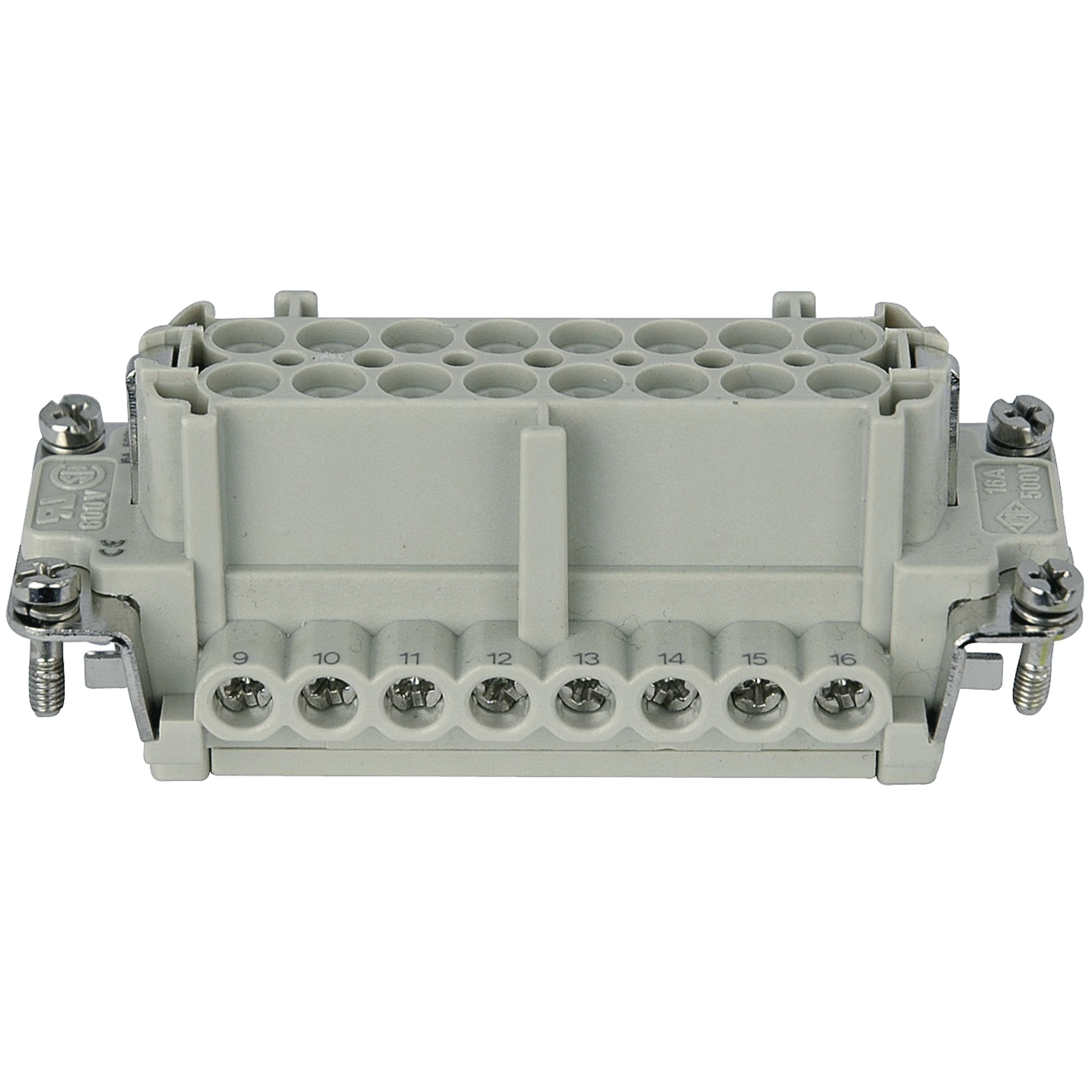 Show tec Halterungszubehör, (Zubehör für Licht und Bühne, diverse Kleinteile, ILME 16 pol insert female - Zubehör für Licht-Equipment)