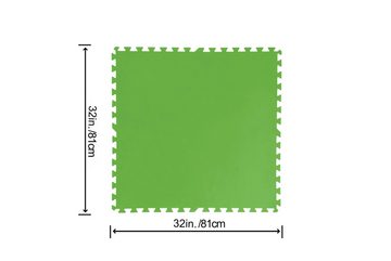 Bestway Pool-Bodenschutzfliese Flowclear™ Set, 9 Stück á 78 x 78 cm, grün