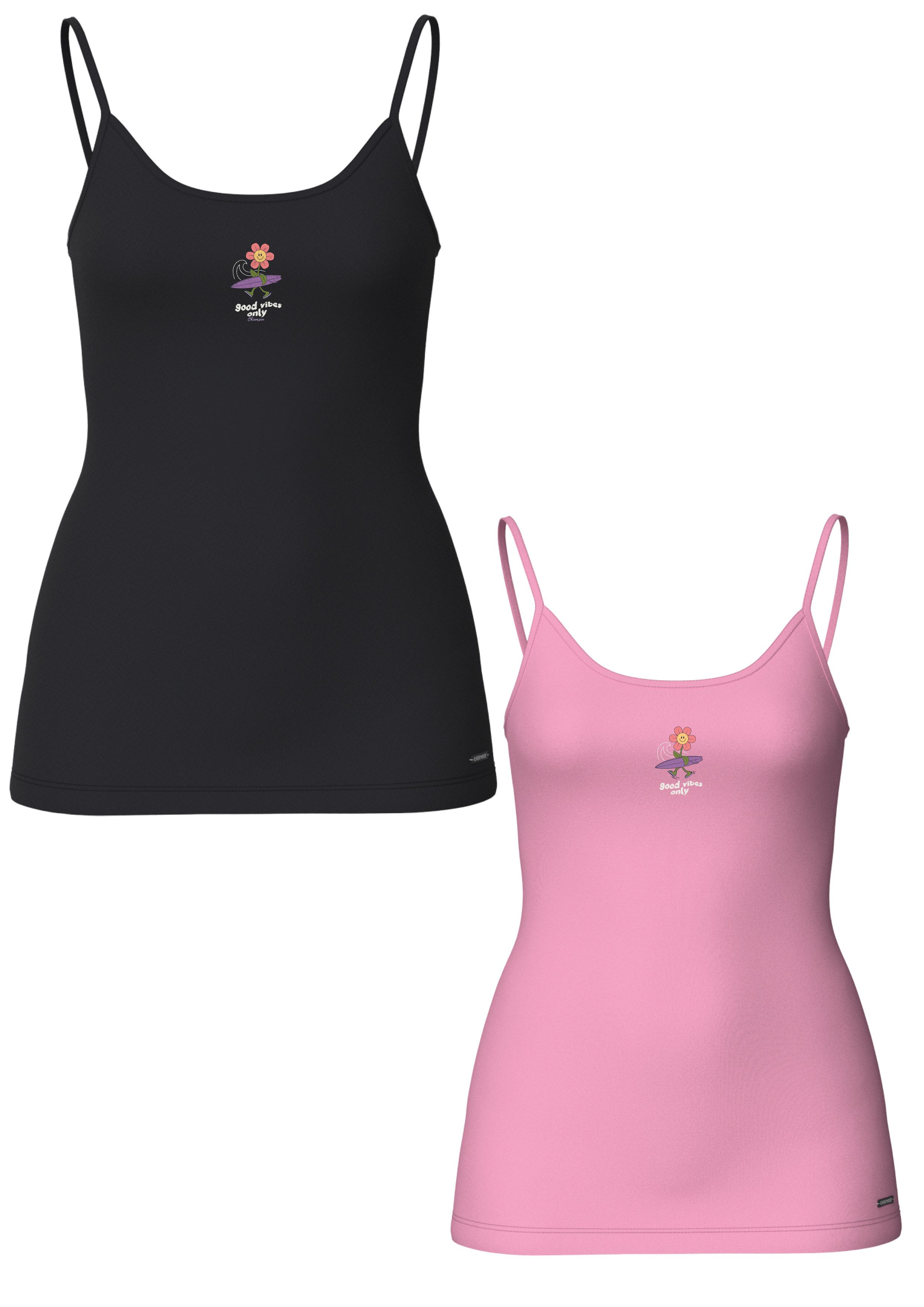 Chiemsee Tanktop Girls 2er Pack mit Kleinem Print