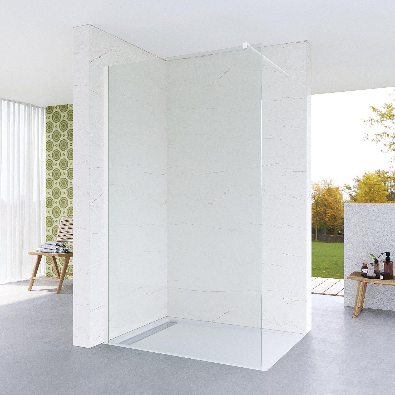 AQUABATOS Duschwand Duschabtrennung walk in Dusche günstig online kaufen