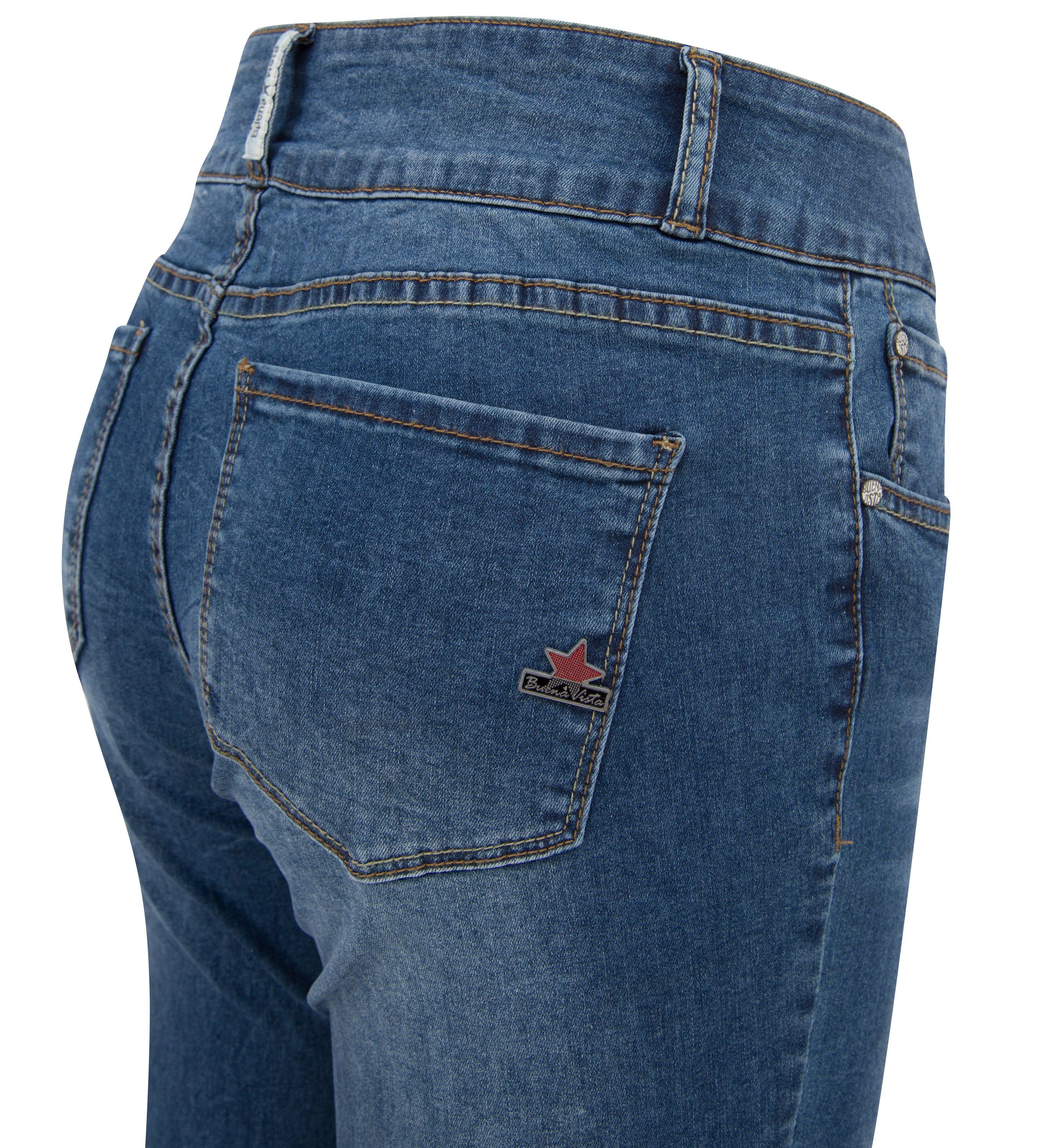 Buena Vista Denim Stretch-Jeans stone VISTA J5664 212.2883 - Stretch mid BUENA 888 TUMMYLESS