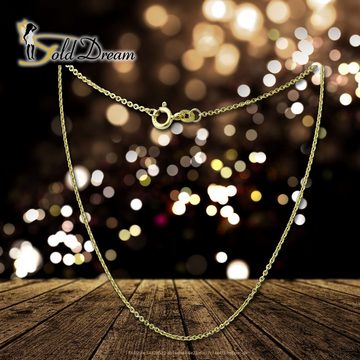 GoldDream Goldkette GoldDream Damen Colliers Halskette 50cm (Colliers, Collier), Damen Colliers Halskette 50cm, 333 Gelbgold - 8 Karat, Farbe: goldfarb