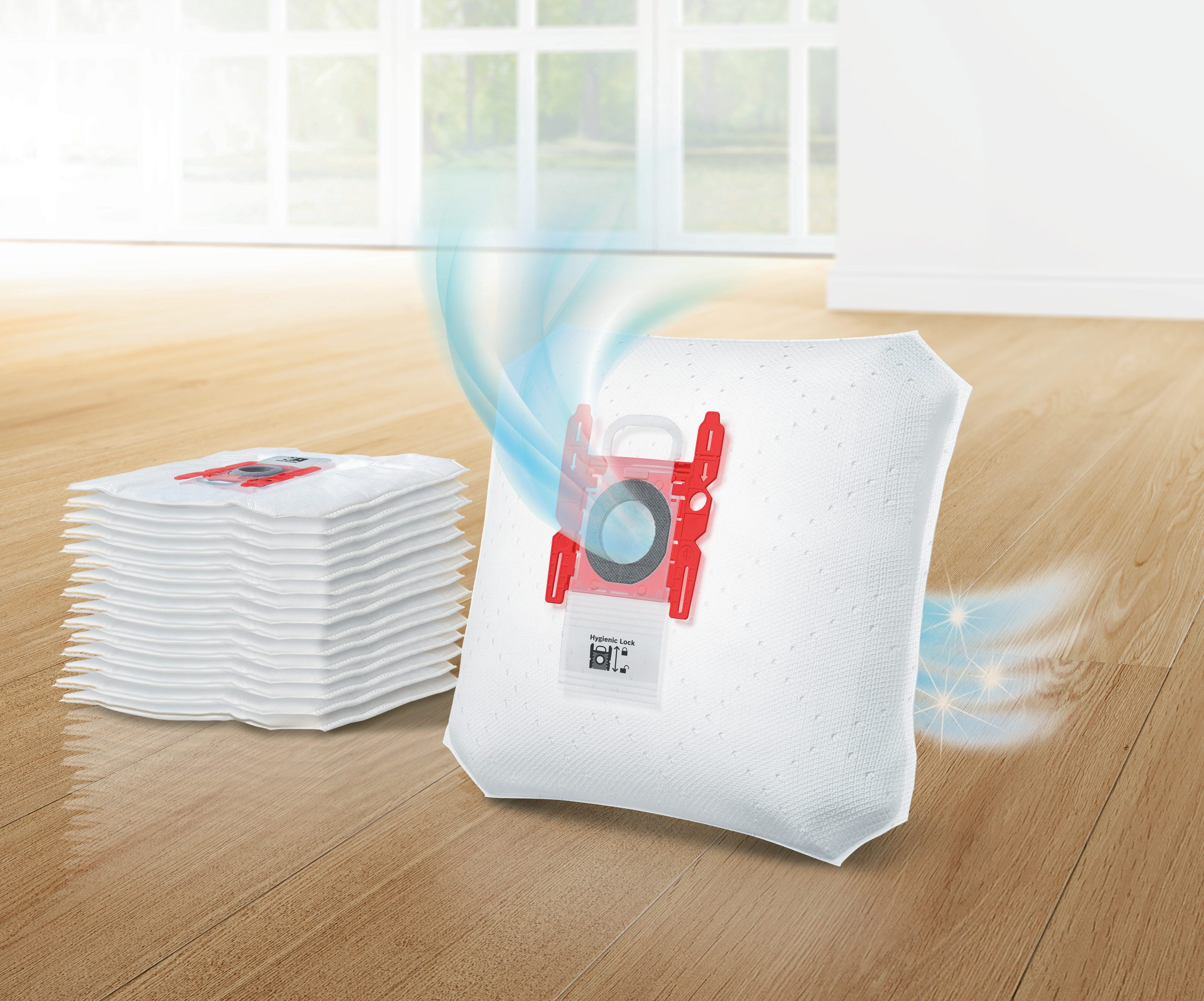 BOSCH Staubsaugerbeutel Typ G ALL, passend für Bosch, XXL Pack= 16 Staubbeutel