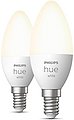 Philips Hue »Philips Hue White E14 Doppelpack 2x470lm!« LED-Leuchtmittel, E14, 2 Stück, Warmweiß, Bild 1