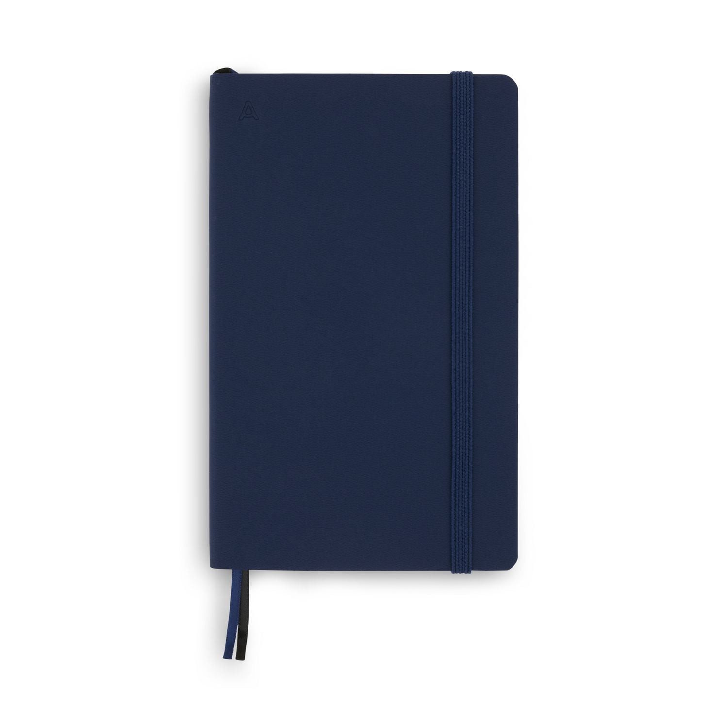 Tagebuch Notizbuch A6 Softcover Navy Blue Blanko, 128 Seiten