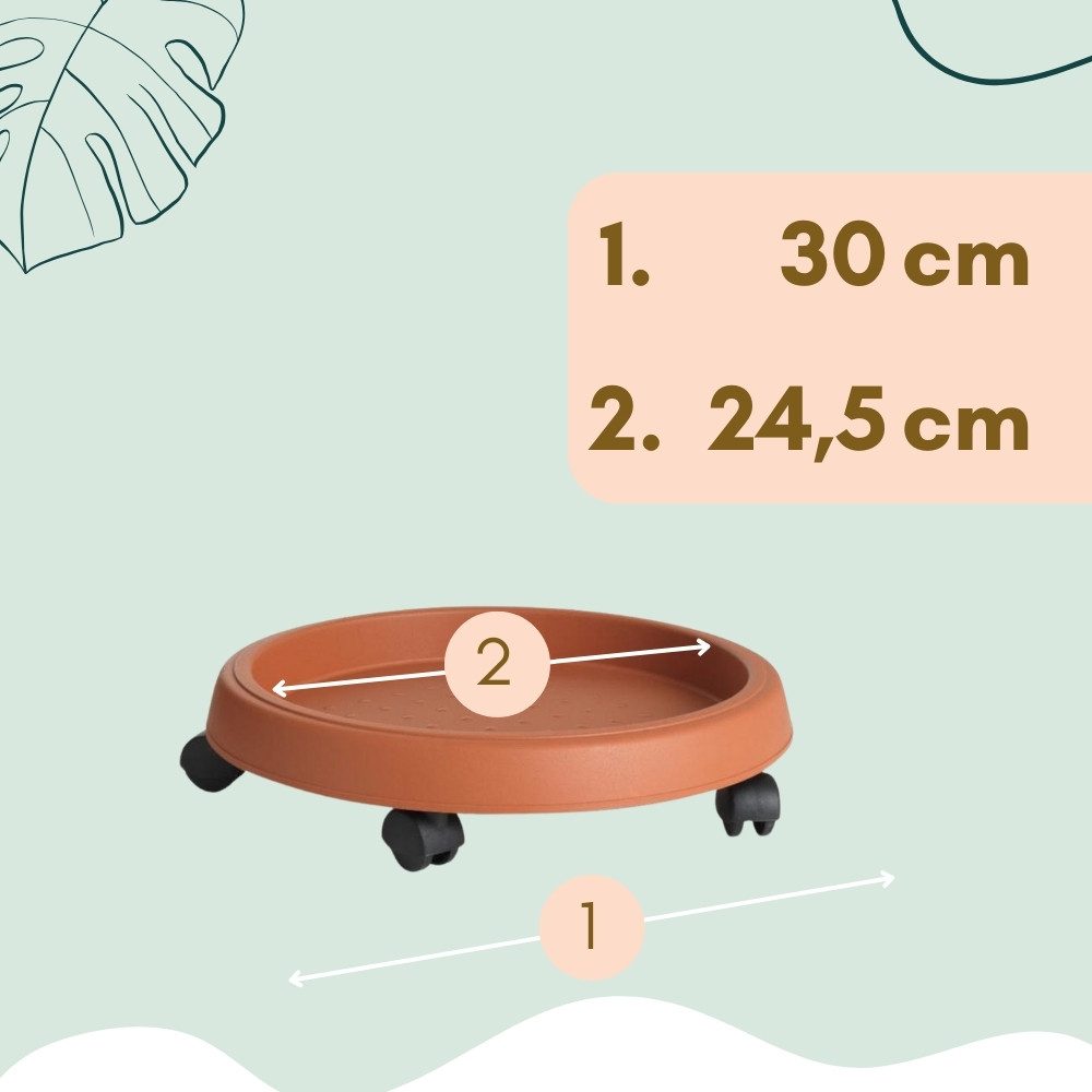 GarPet Pflanzenroller 2x Pflanzen Roller Outdoor günstig online kaufen
