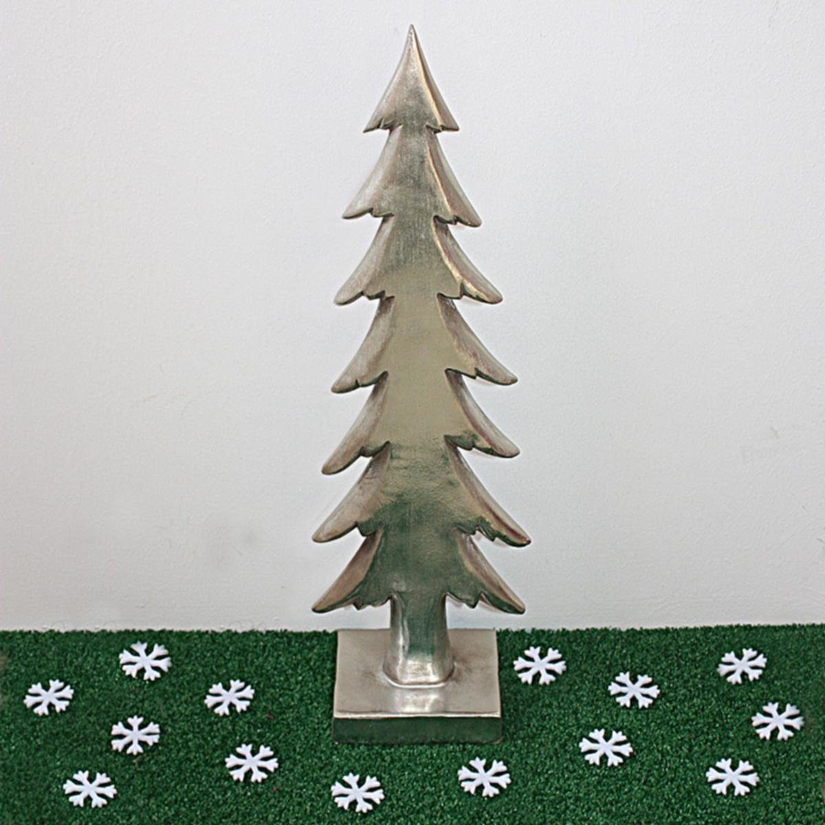 Weihnachtsfigur silberfarben 440s Tannenbaum 51,5 Antik-Look 440s ca cm H