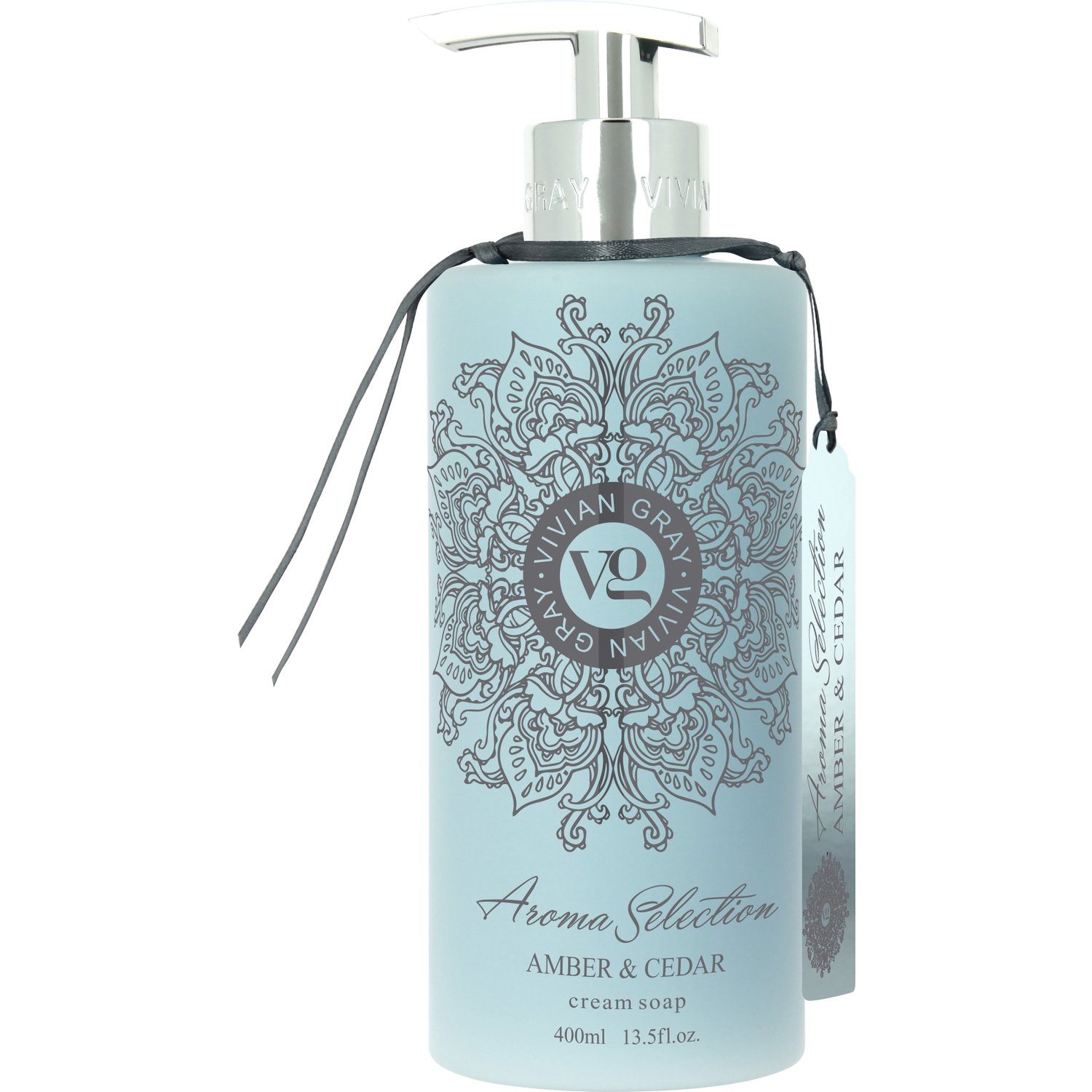 VIVIAN GRAY Flüssigseife Мылоspender mit Creme Seife Amber & Cedar